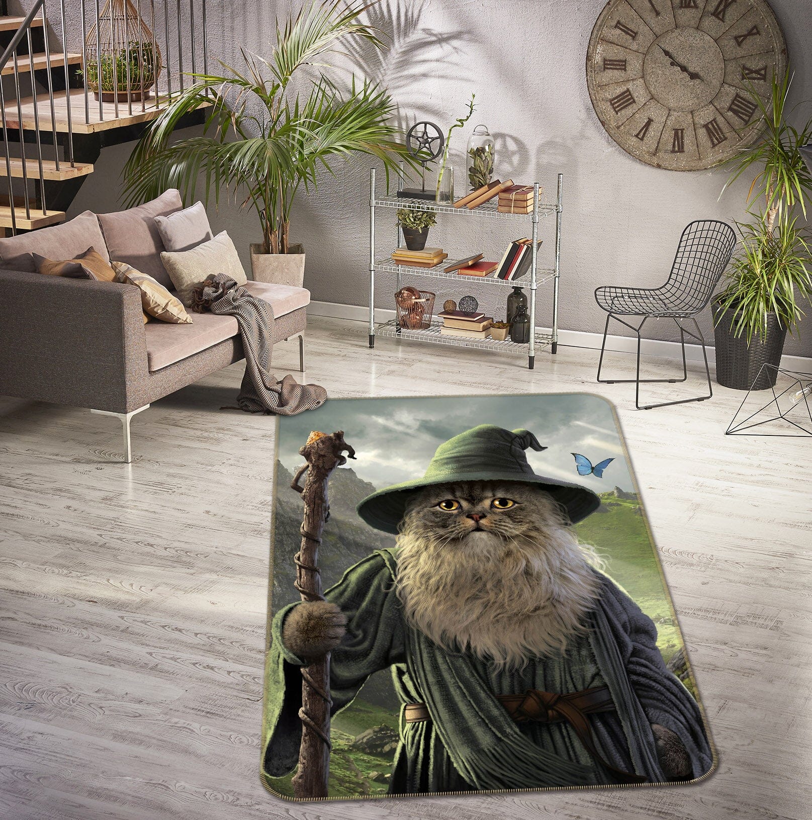 3D Catdalf Def 1018 Vincent Hie Rug Non Slip Rug Mat Mat AJ Creativity Home 