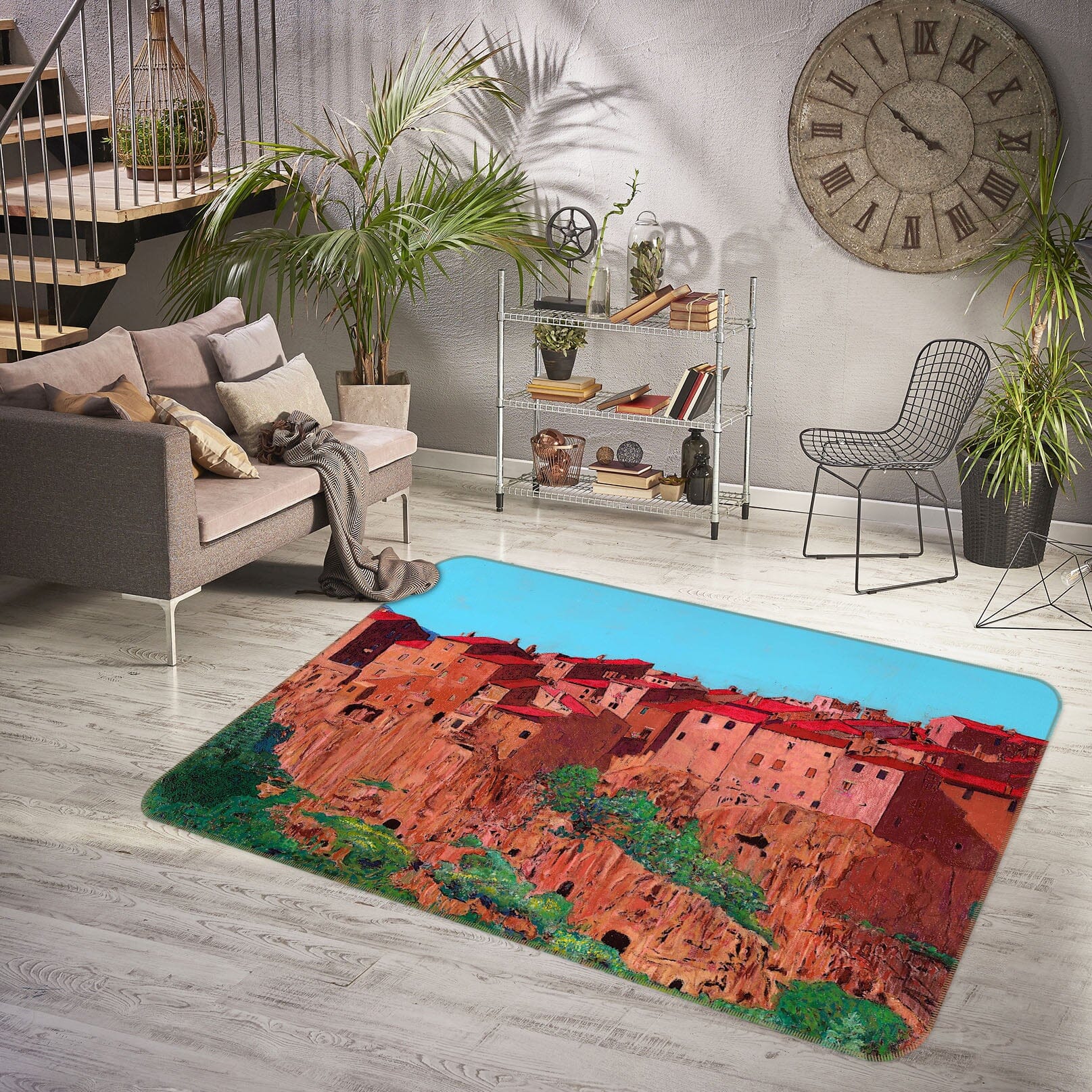 3D Mud Wall 1122 Allan P. Friedlander Rug Non Slip Rug Mat Mat AJ Creativity Home 