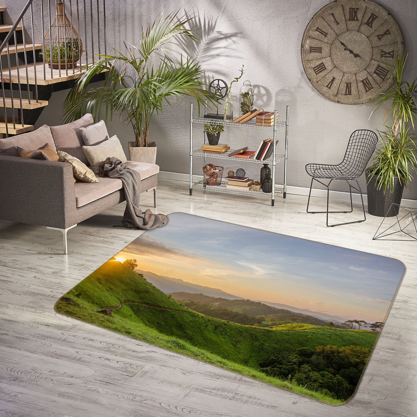 3D Mountain 36193 Non Slip Rug Mat