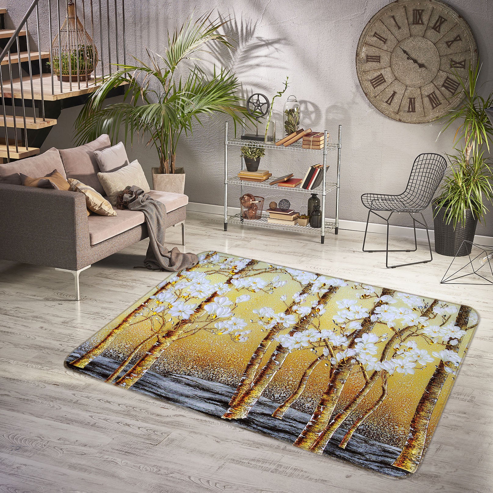 3D Forest 32088 Non Slip Rug Mat