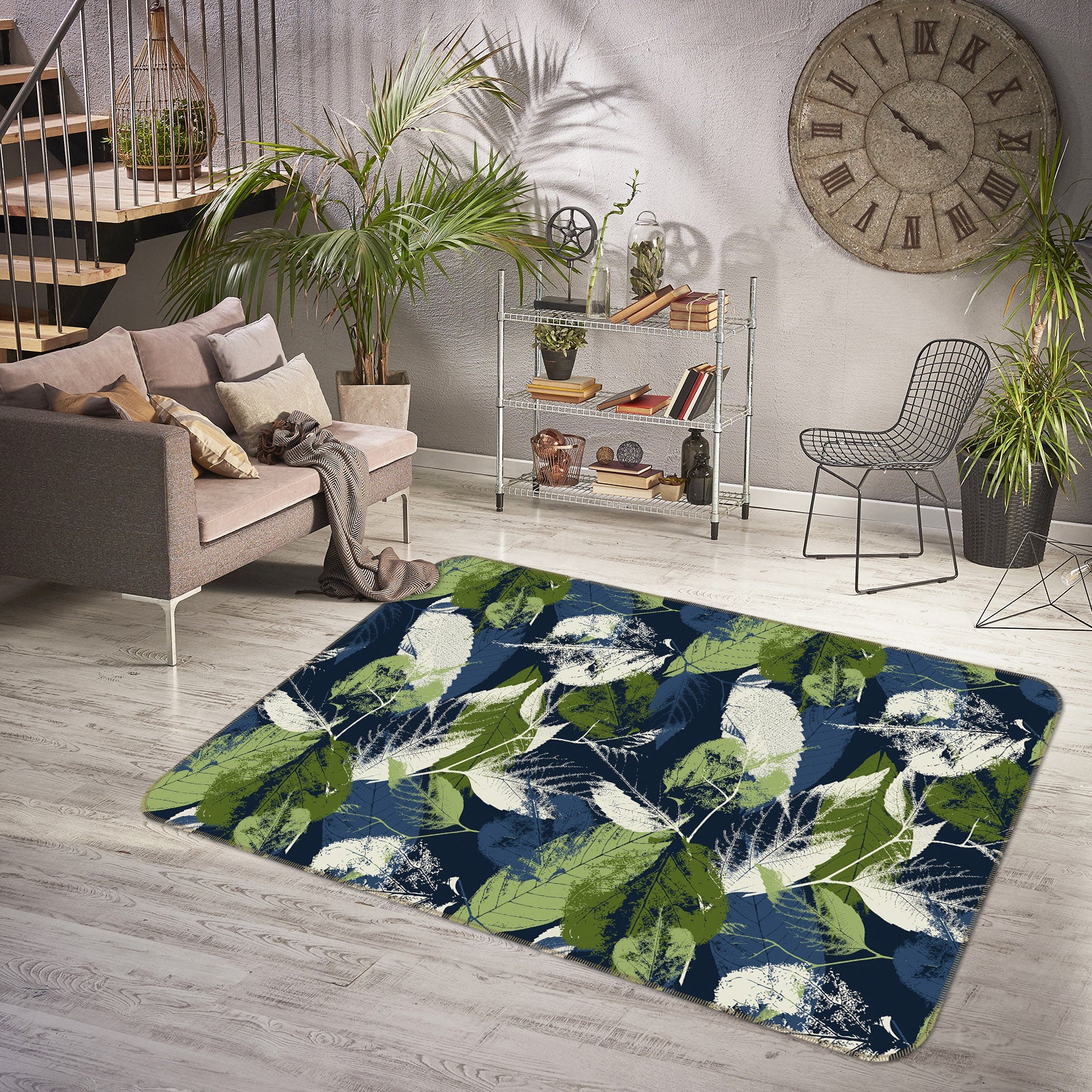 3D Leaves 34230 Non Slip Rug Mat