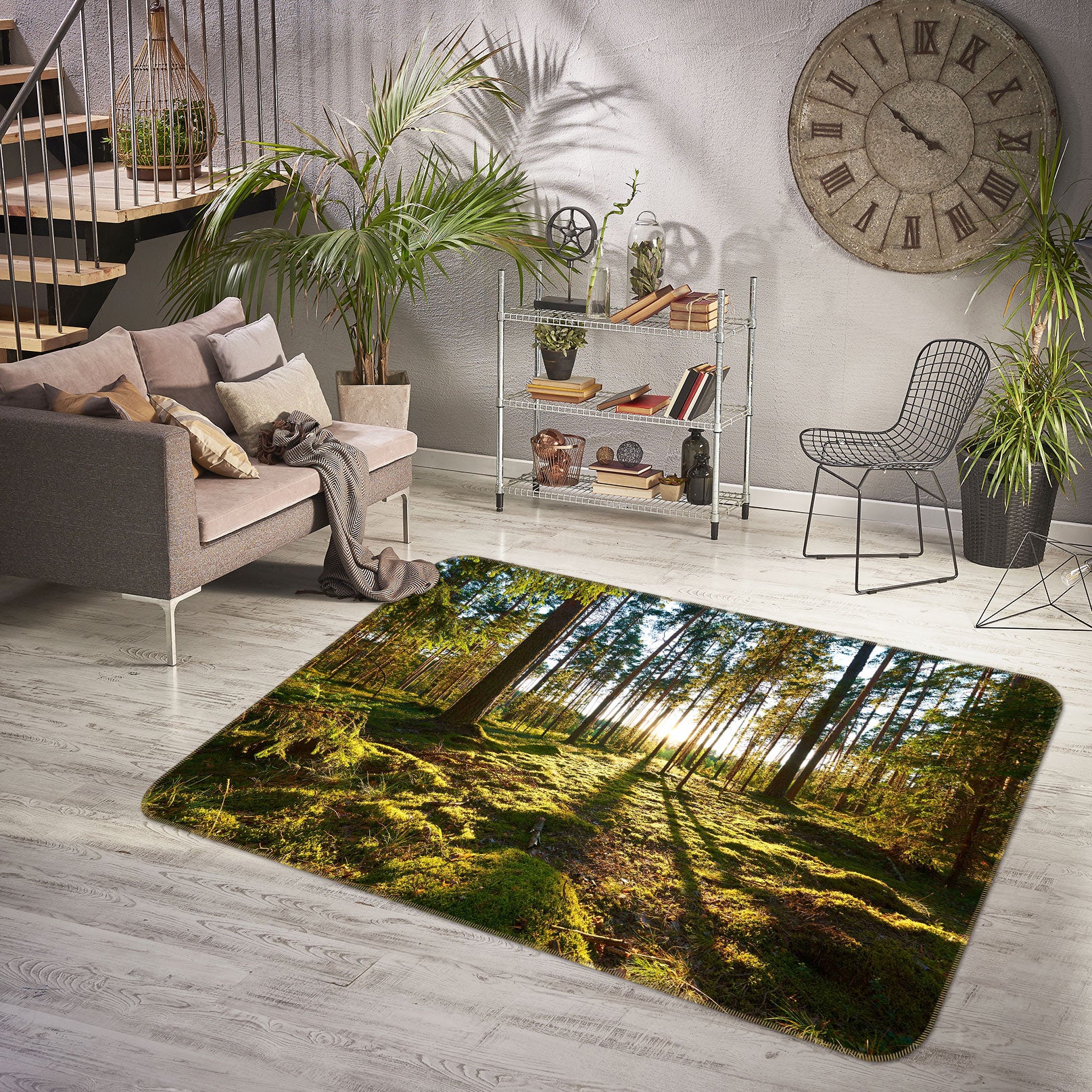 3D Forest 76248 Non Slip Rug Mat