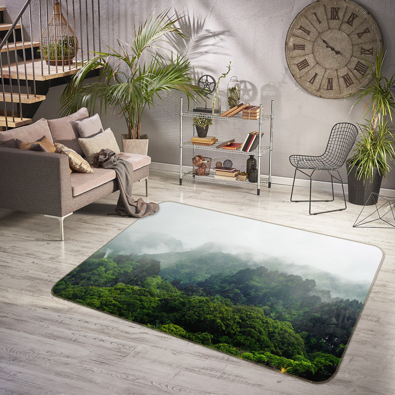 3D Forest 31023 Non Slip Rug Mat