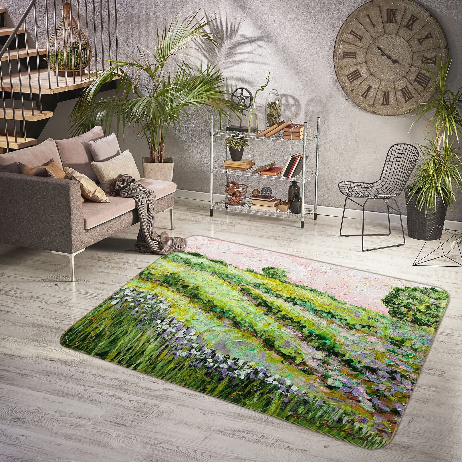 3D Wildflower Prairie 1103 Allan P. Friedlander Rug Non Slip Rug Mat Mat AJ Creativity Home 