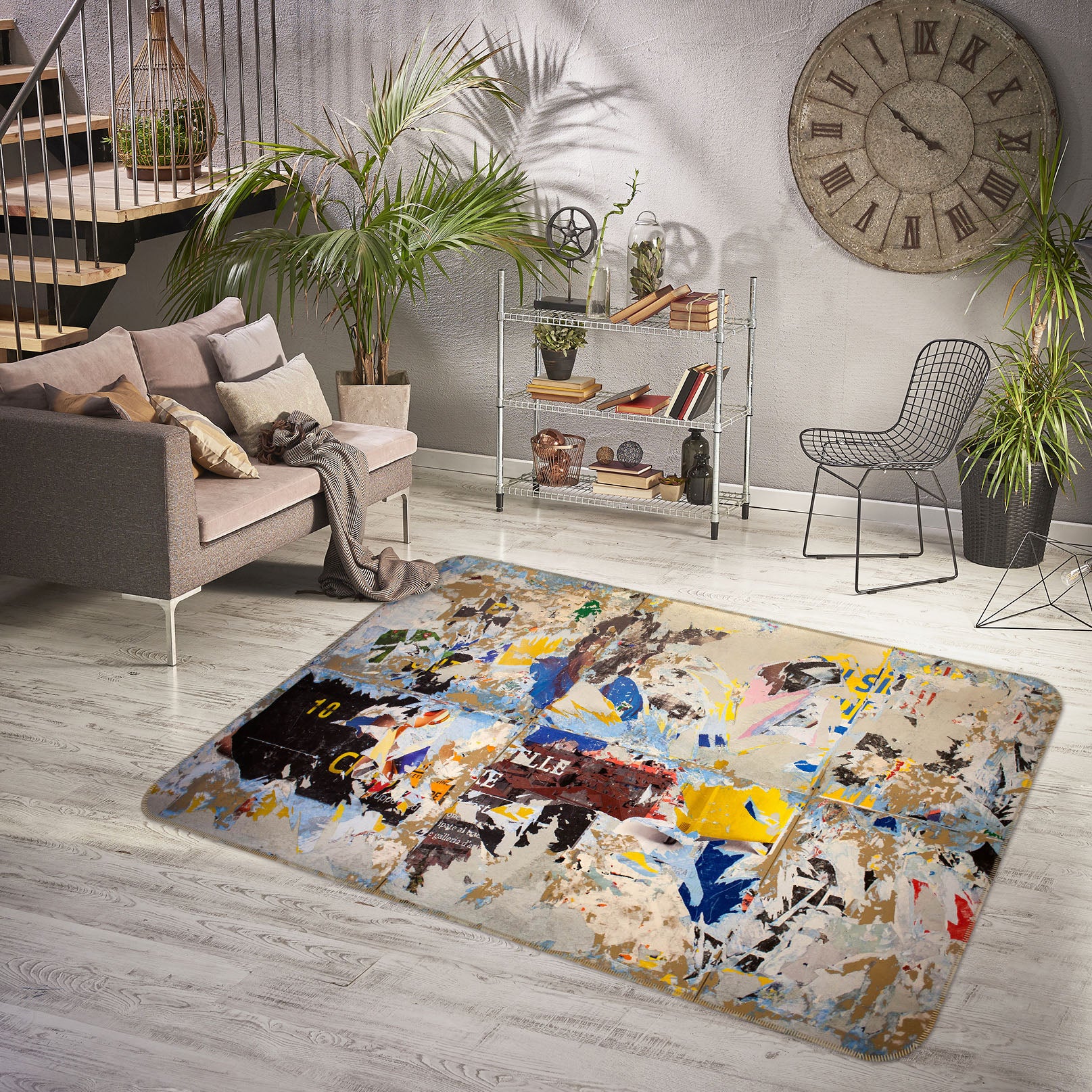 3D Pattern 31079 Non Slip Rug Mat
