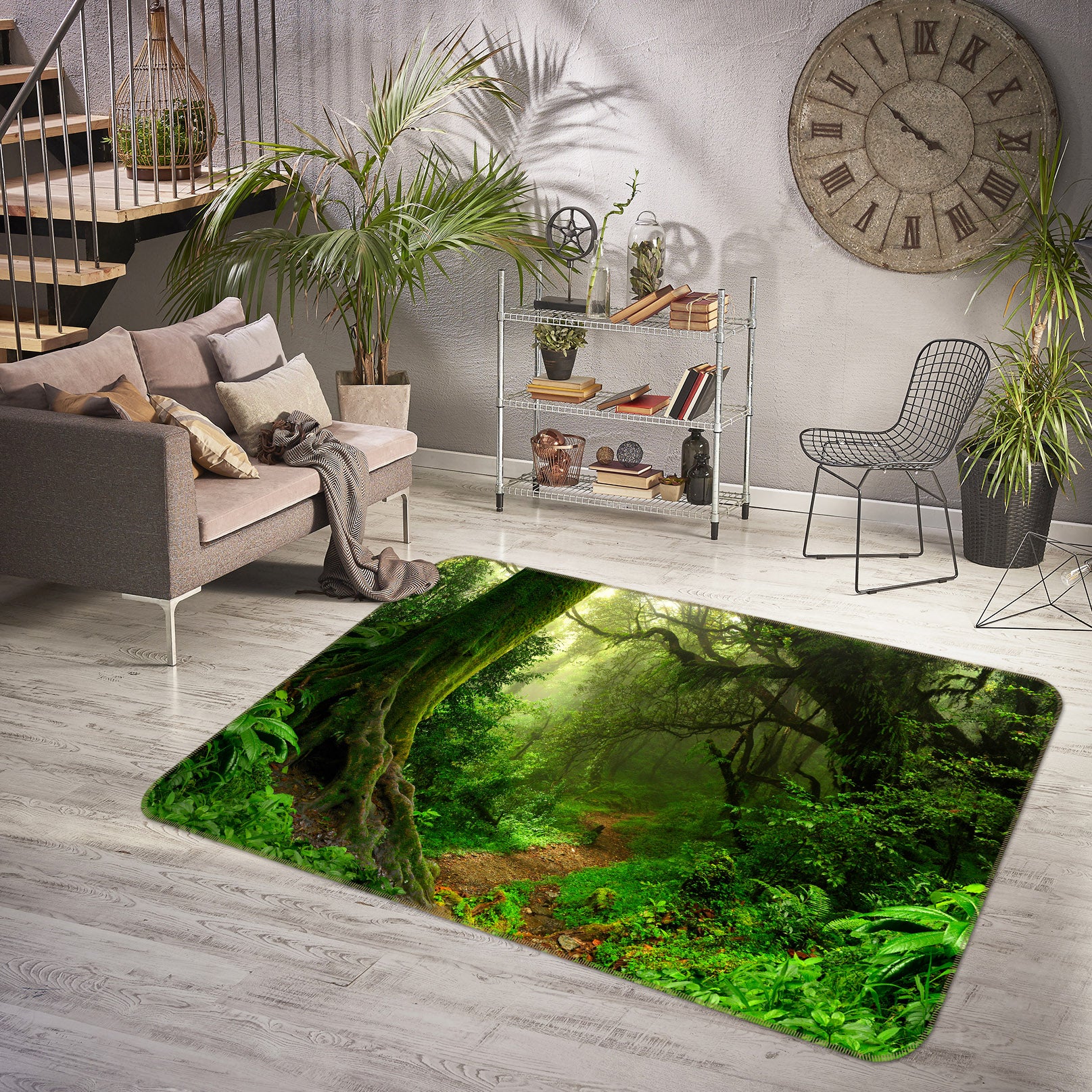 3D Jungle 30142 Non Slip Rug Mat