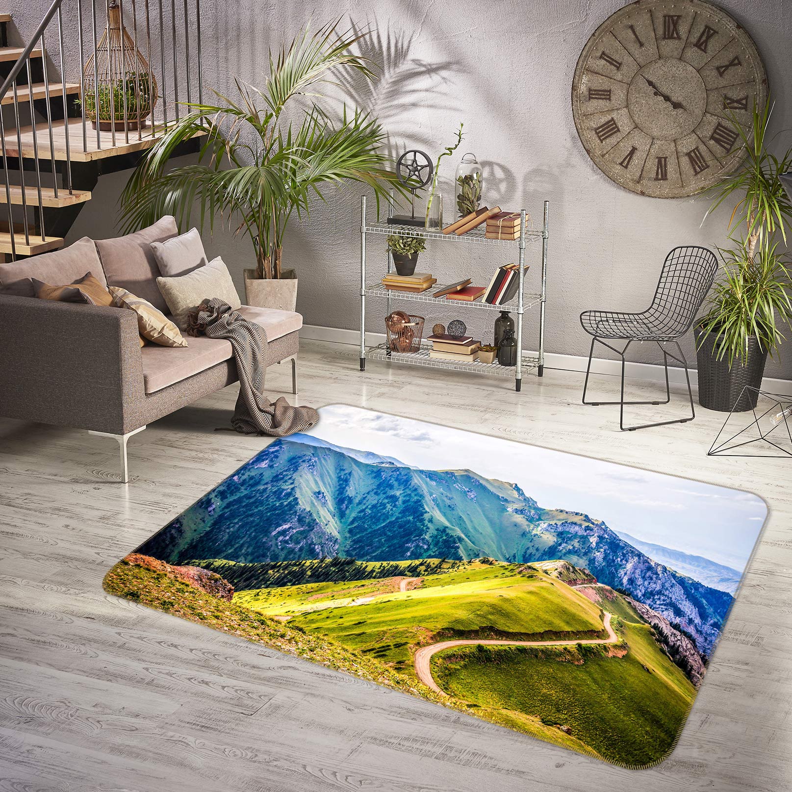 3D Hillside 77165 Non Slip Rug Mat