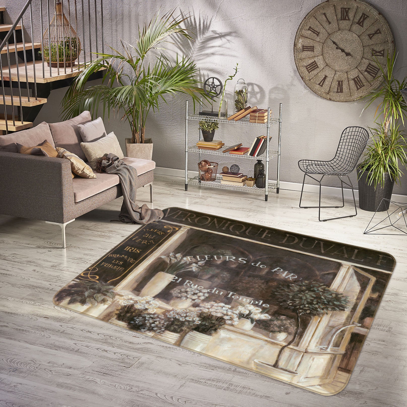 3D Flower Shop 32048 Non Slip Rug Mat