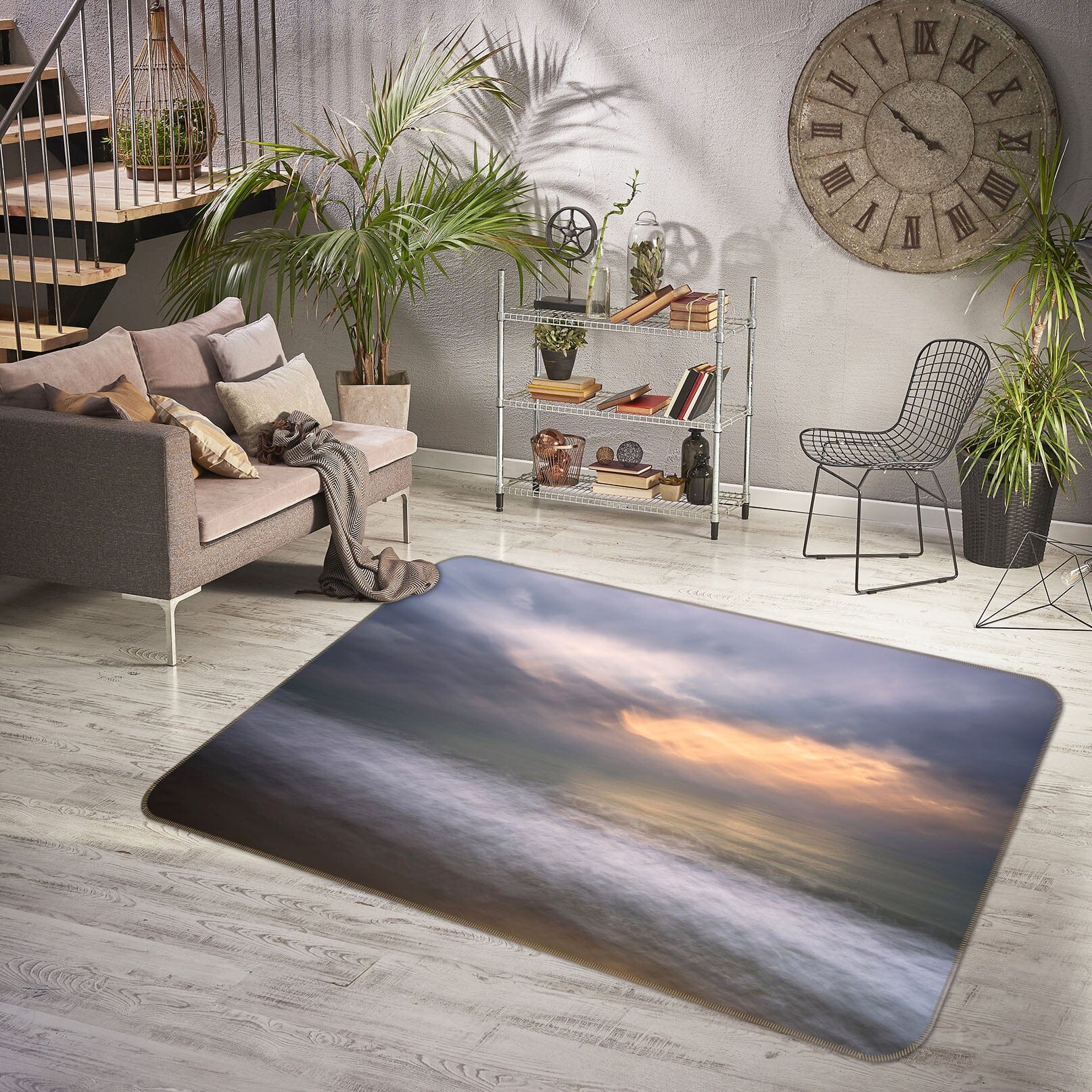 3D White Wave 1119 Marco Carmassi Rug Non Slip Rug Mat Mat AJ Creativity Home 