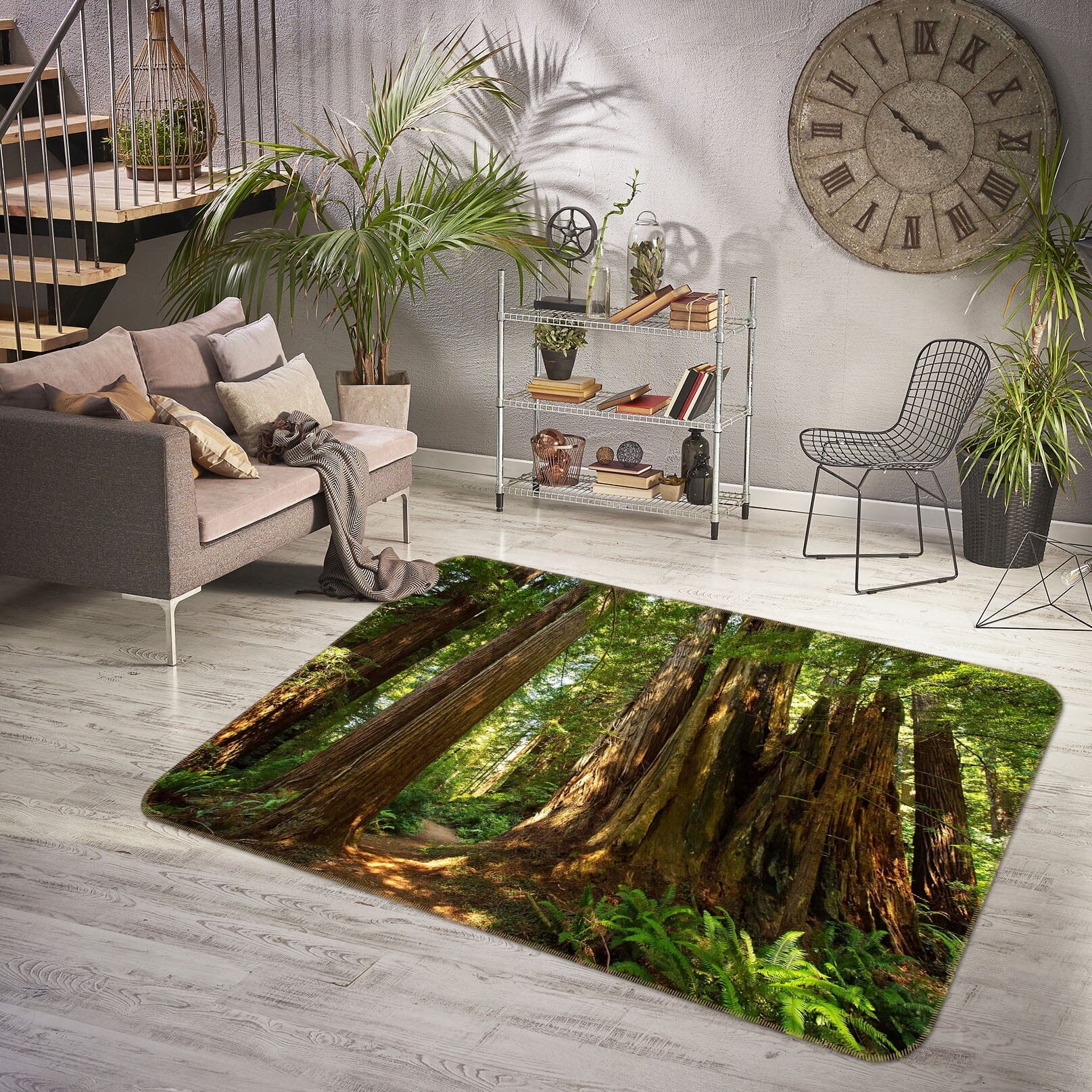 3D Old Forest 1122 Kathy Barefield Rug Non Slip Rug Mat Mat AJ Creativity Home 