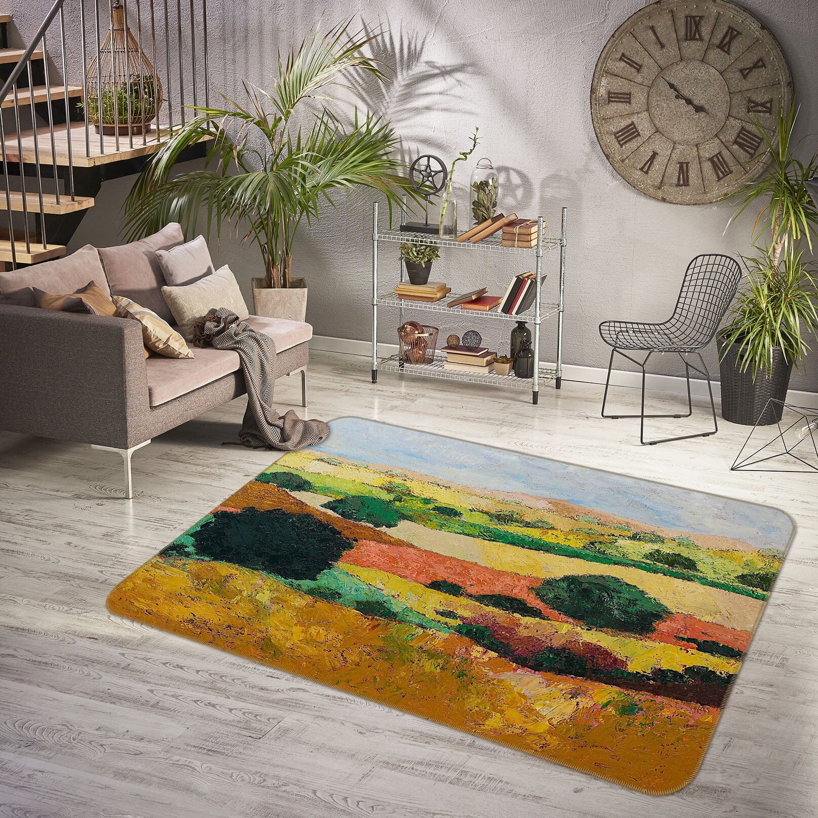 3D Colored Valley 1021 Allan P. Friedlander Rug Non Slip Rug Mat Mat AJ Creativity Home 