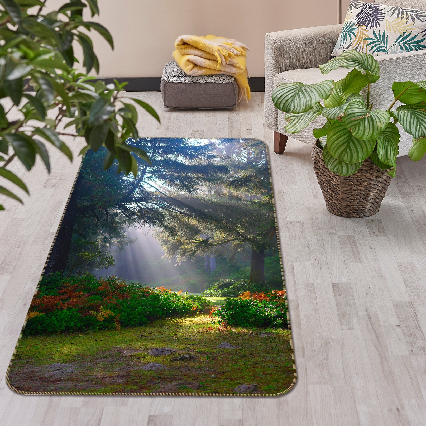 3D Tree 65166 Non Slip Rug Mat