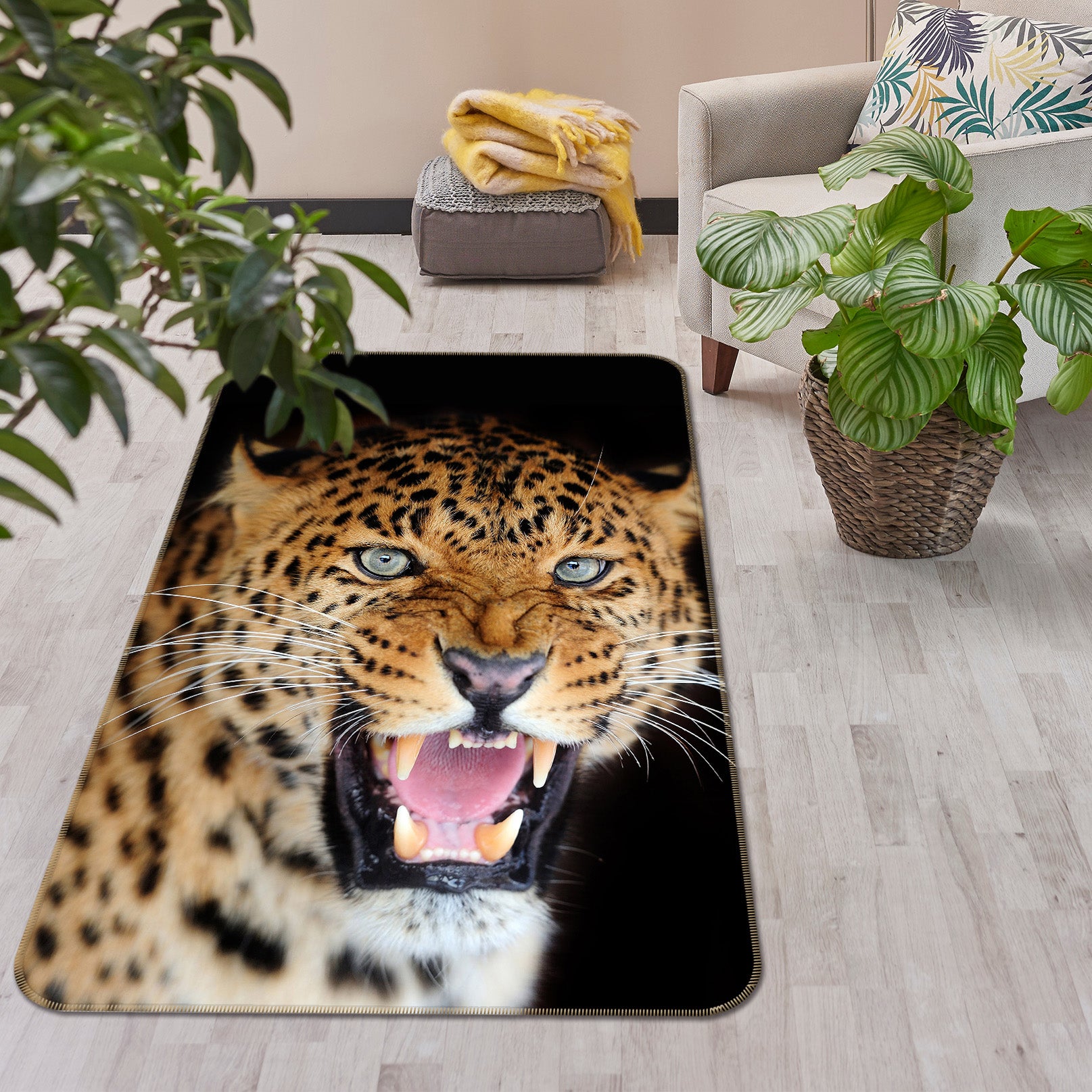 3D Tiger 38192 Animal Non Slip Rug Mat