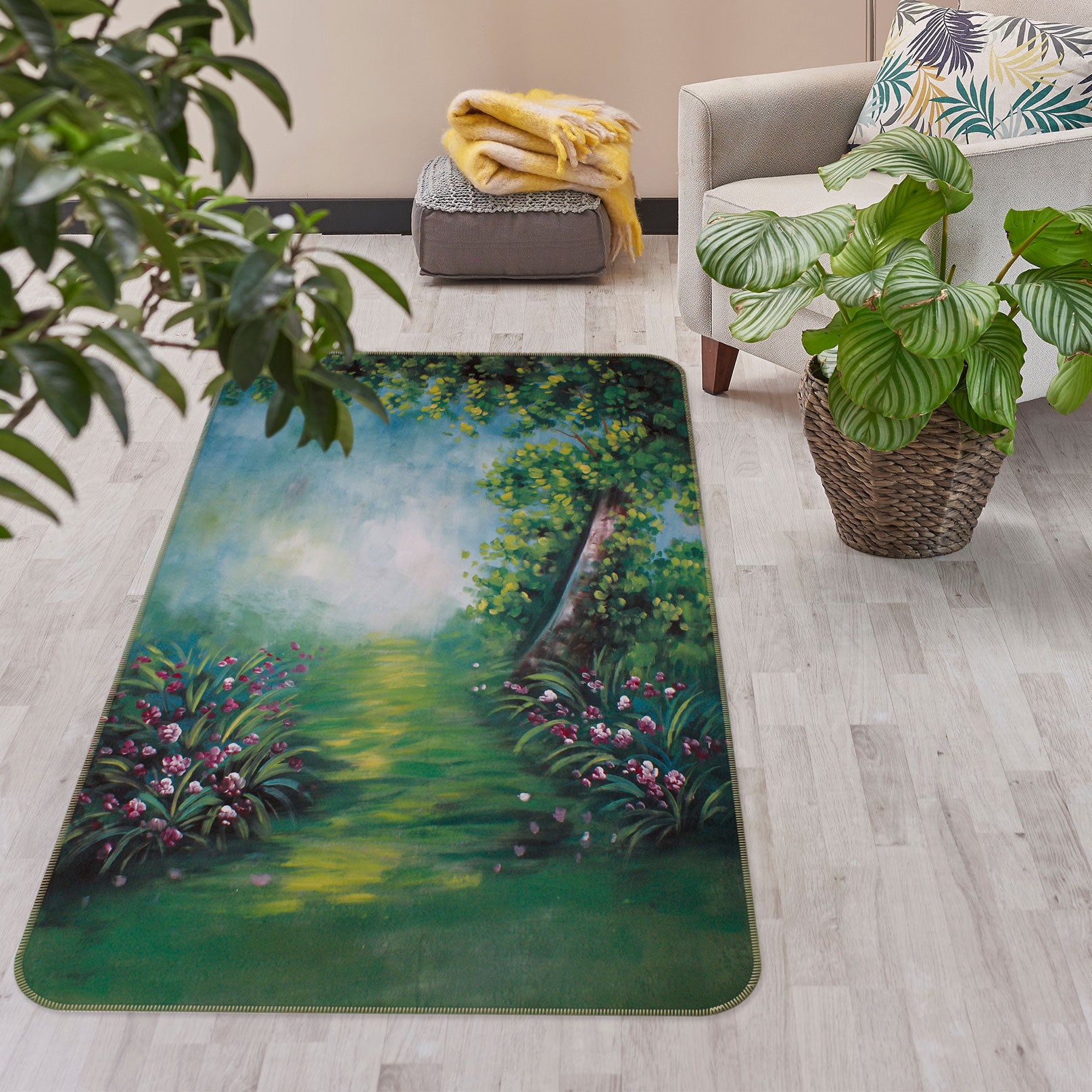 3D Jungle 76086 Non Slip Rug Mat