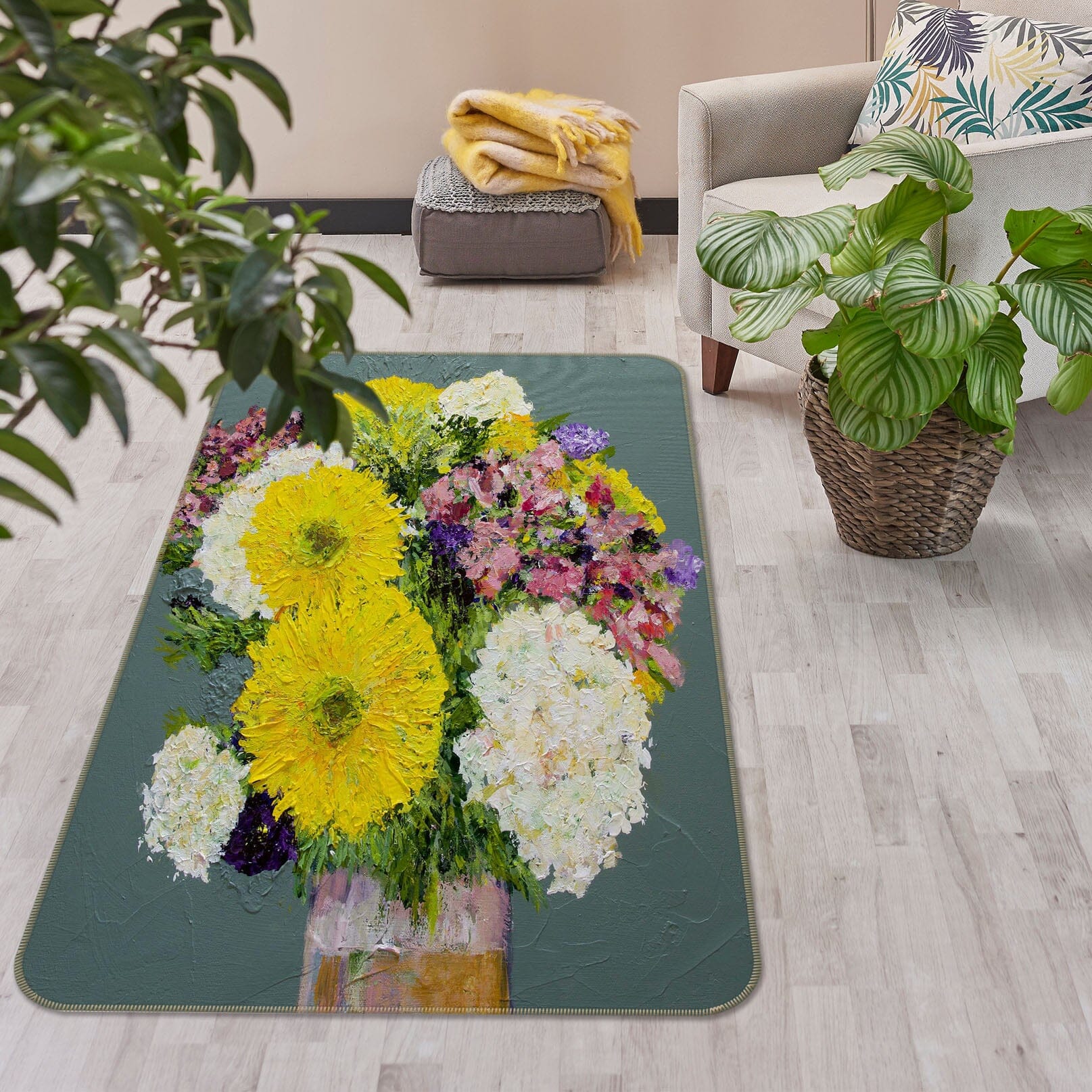 3D Beautiful Day 3004 Allan P. Friedlander Rug Non Slip Rug Mat Mat AJ Creativity Home 