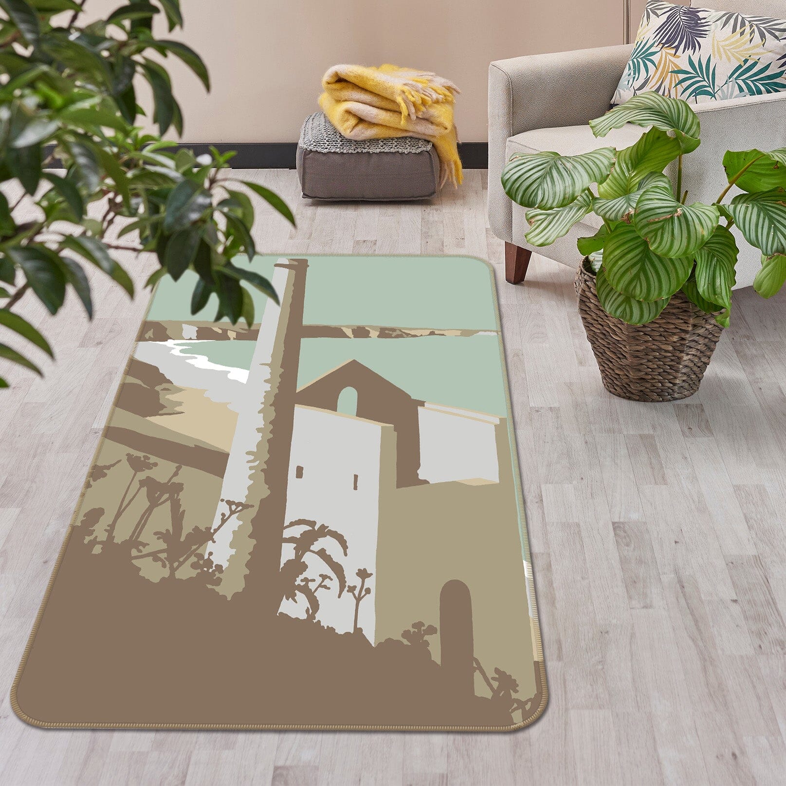 3D St Agnes 1151 Steve Read Rug Non Slip Rug Mat Mat AJ Creativity Home 