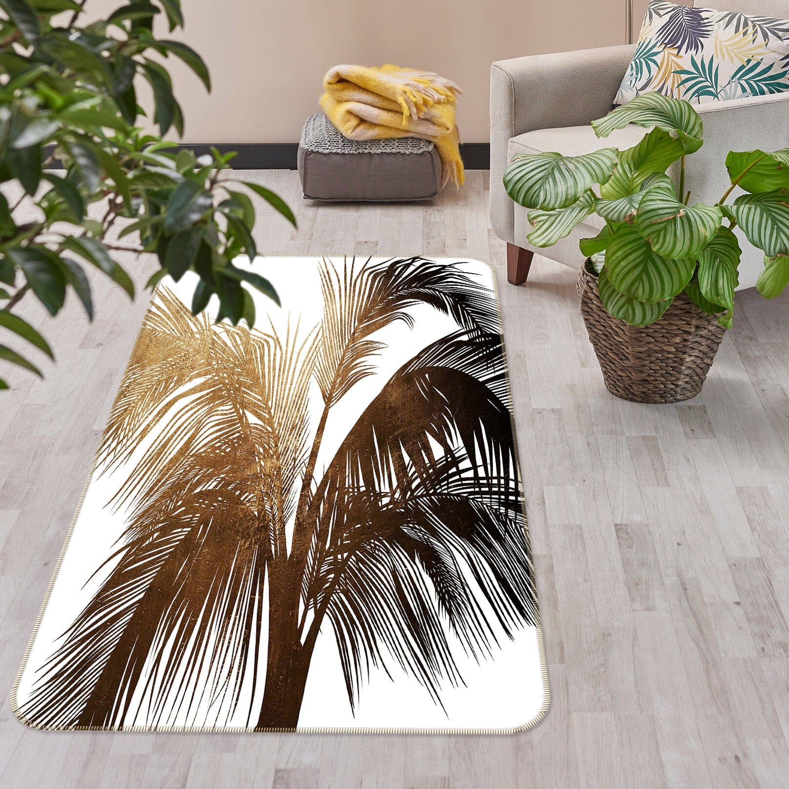 3D Sunset Tree 1116 Boris Draschoff Rug Non Slip Rug Mat Mat AJ Creativity Home 