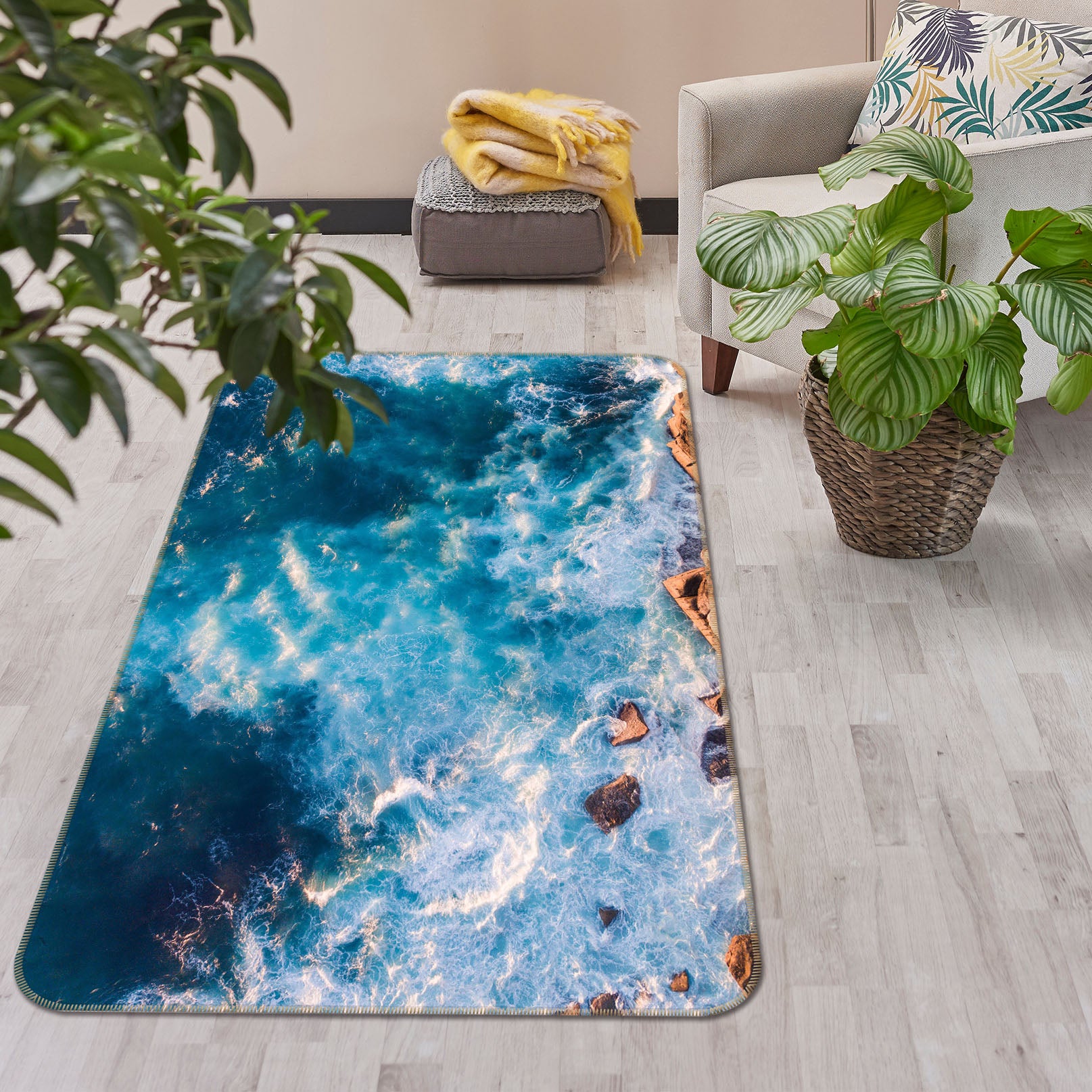 3D Waves 26160 Non Slip Rug Mat