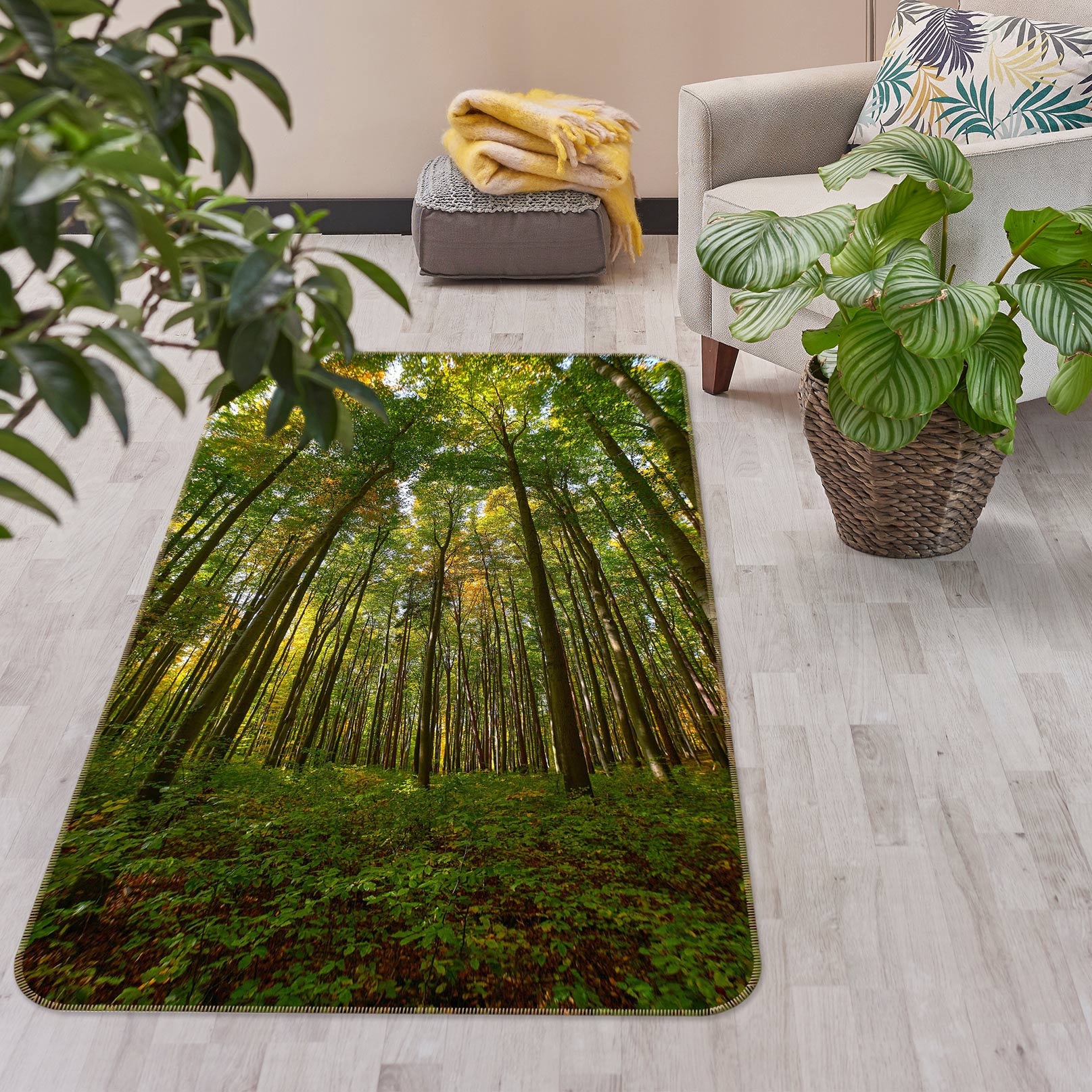 3D Forest 27003 Non Slip Rug Mat