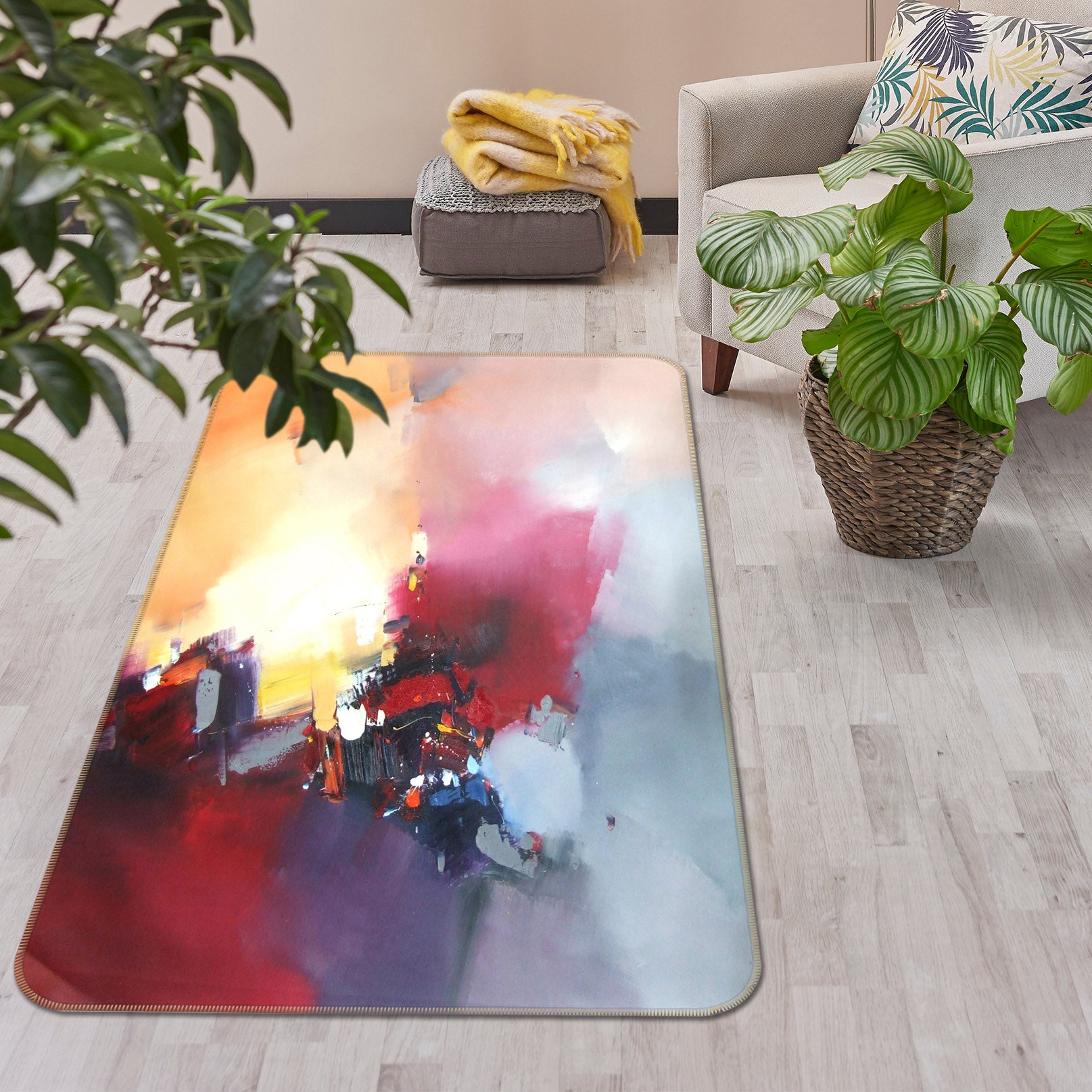3D Pattern 33244 Non Slip Rug Mat