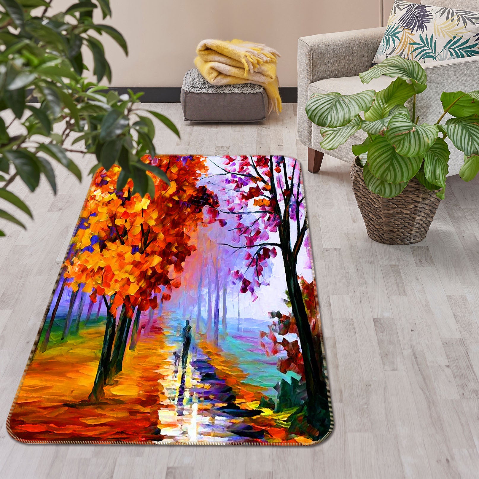 3D Forest 33220 Non Slip Rug Mat