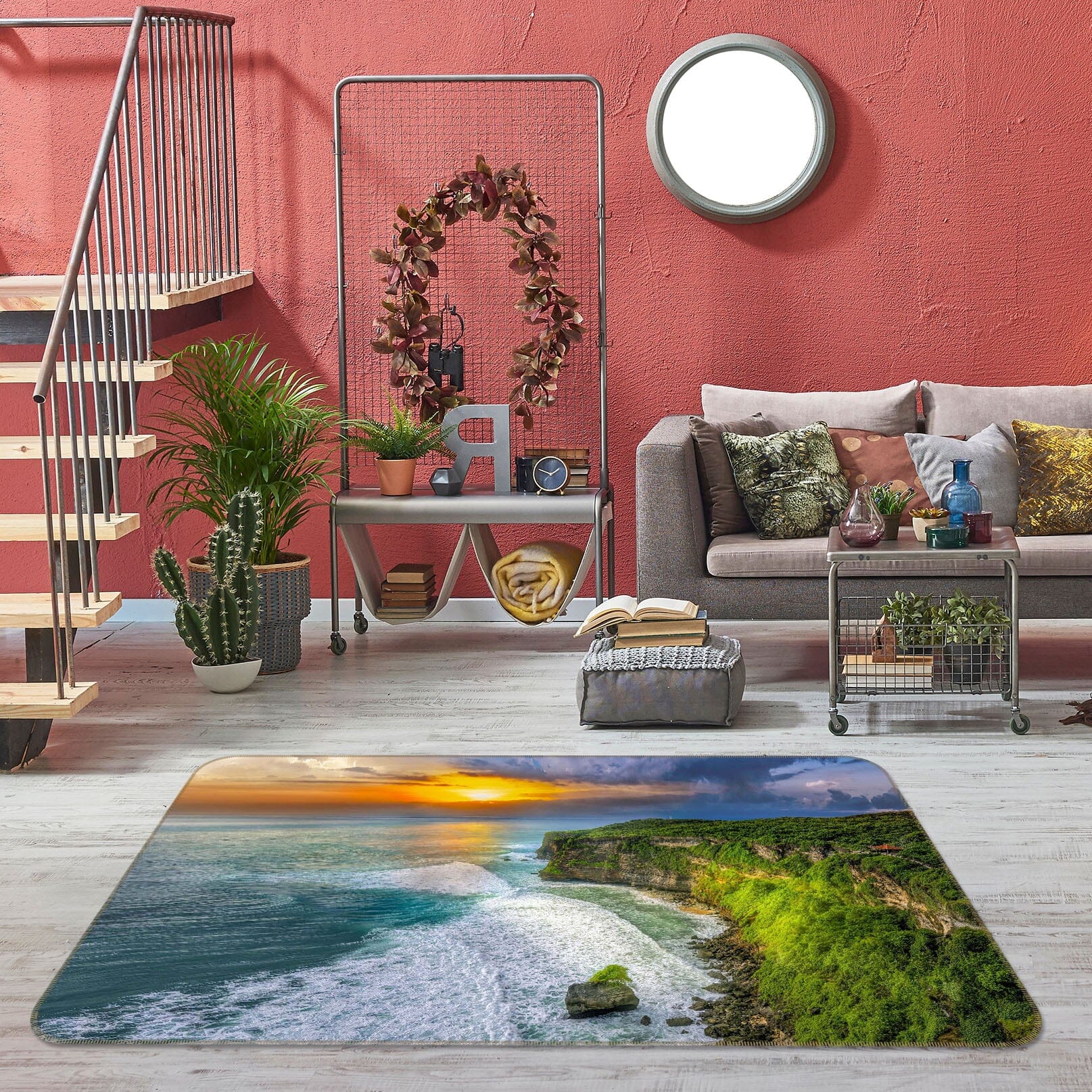 3D Forest River Water 1170 Marco Carmassi Rug Non Slip Rug Mat Mat AJ Creativity Home 