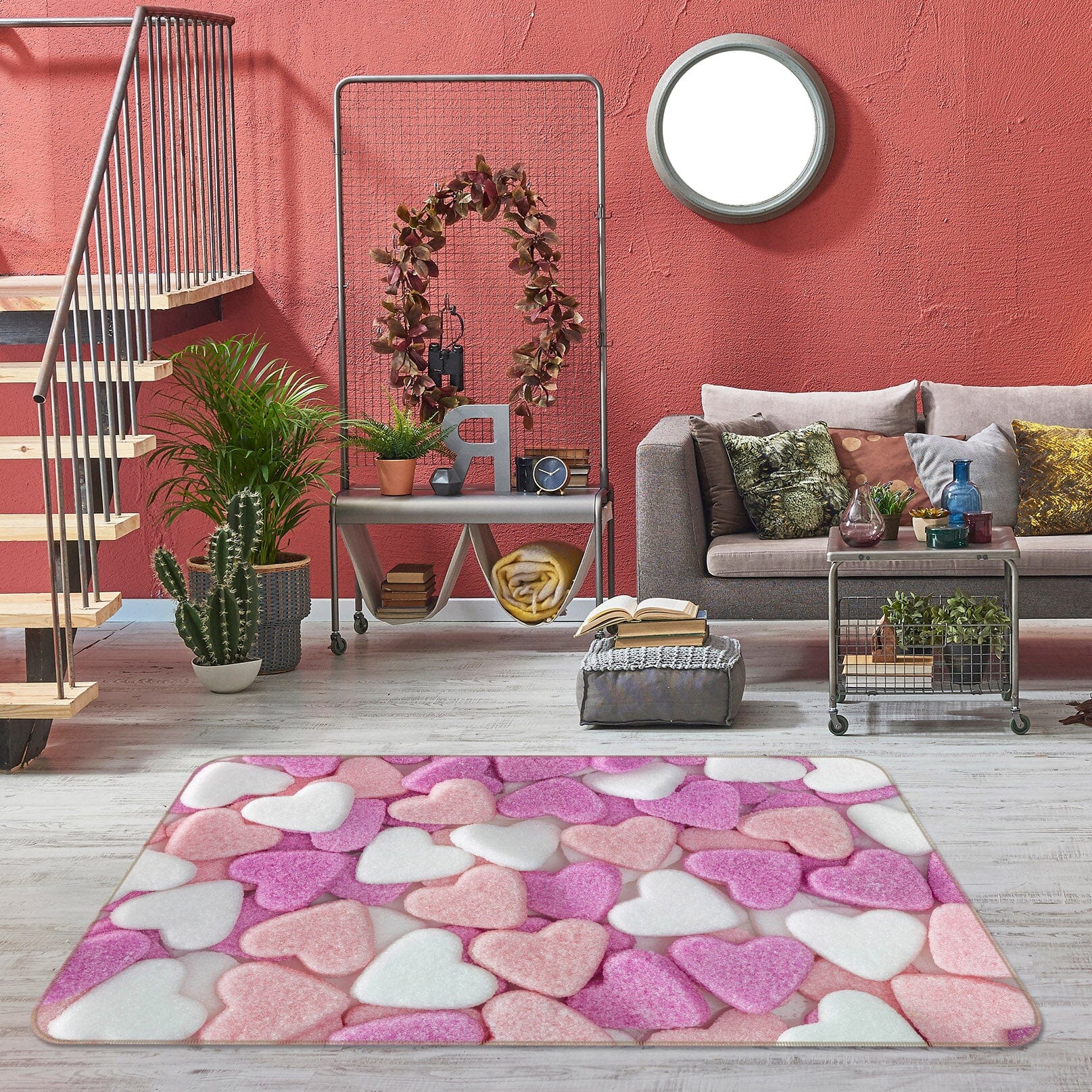 3D Love Candy 3030 Assaf Frank Rug Non Slip Rug Mat Mat AJ Creativity Home 