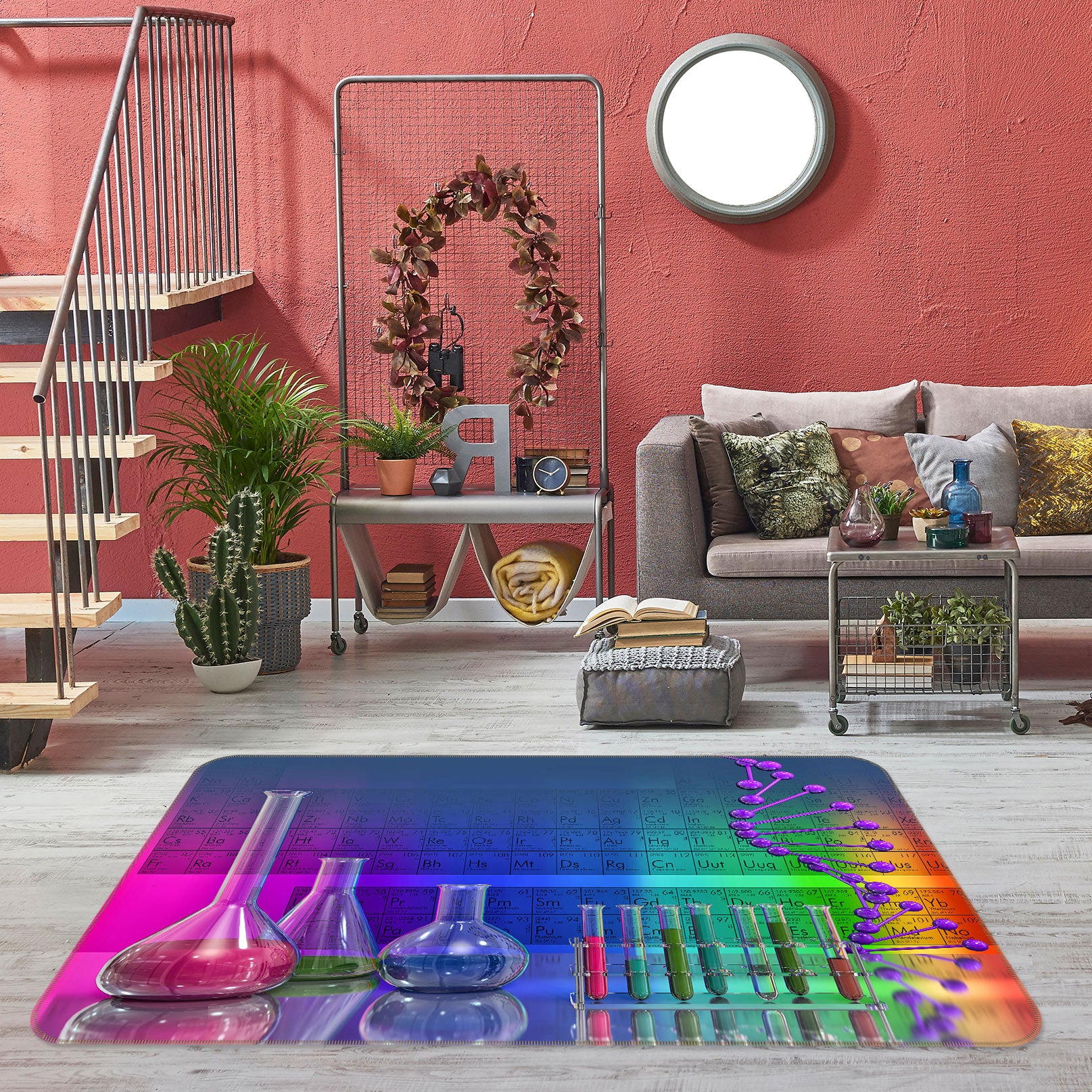 3D Color Measuring Cup 77113 Non Slip Rug Mat