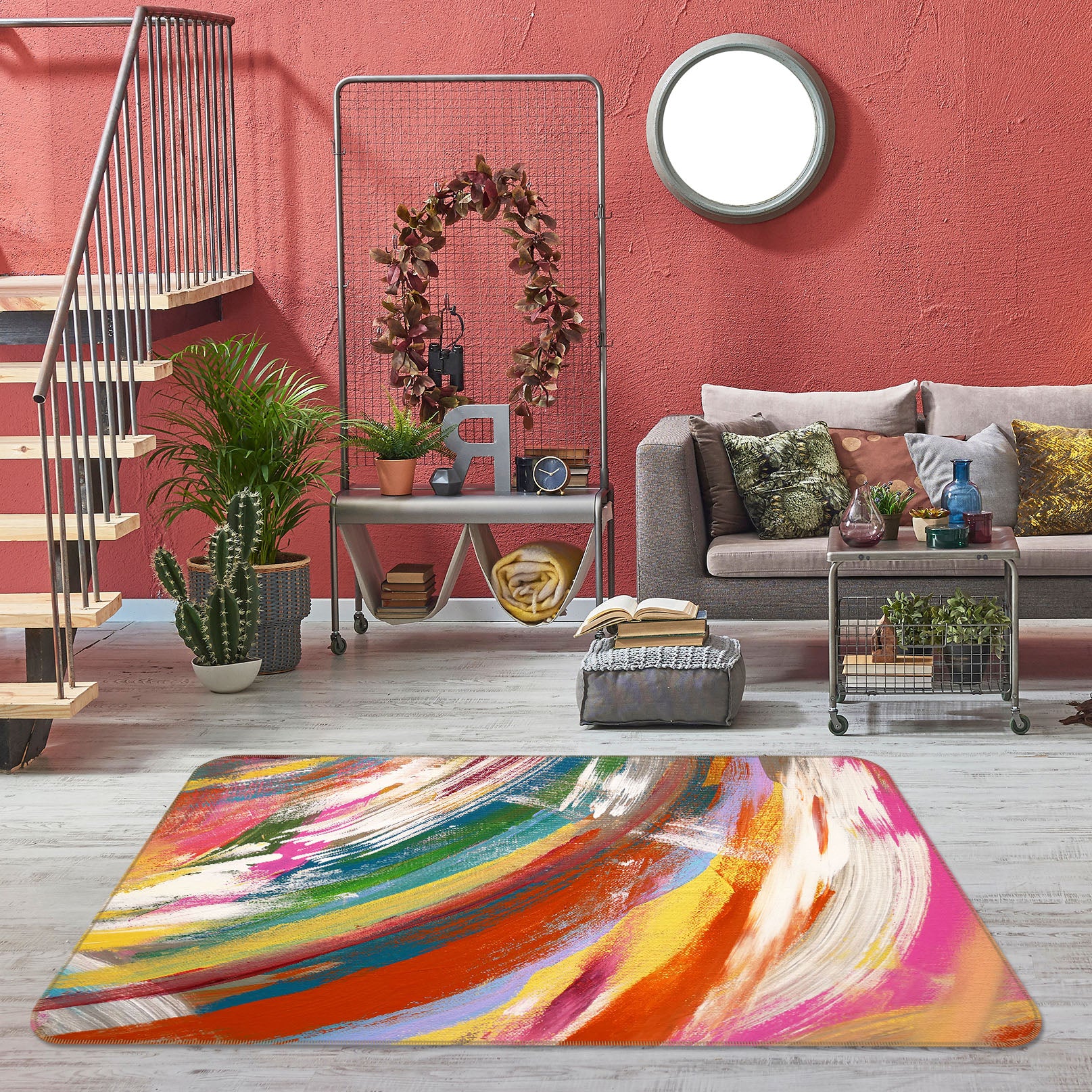3D Colorful 30162 Non Slip Rug Mat