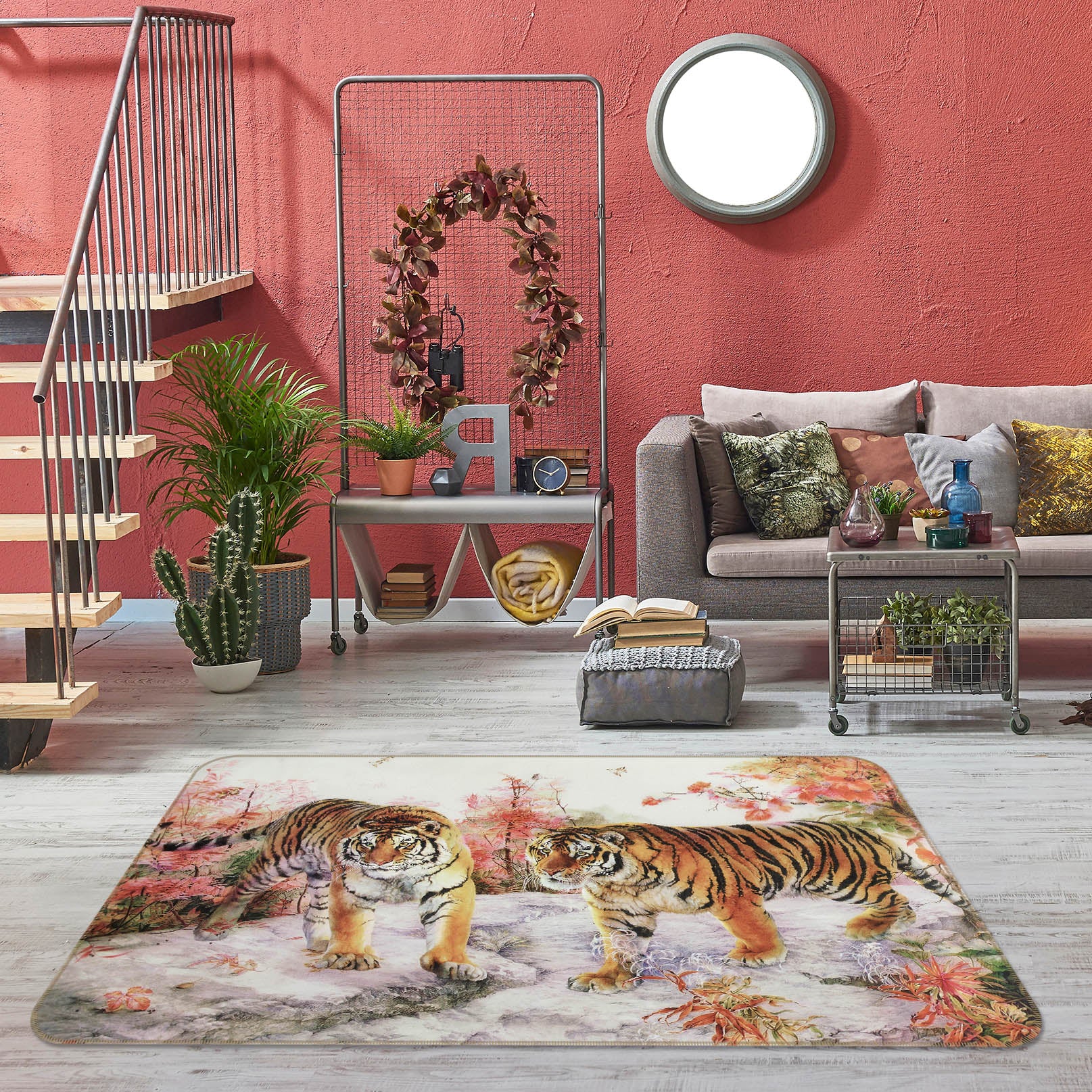 3D Tiger 38182 Animal Non Slip Rug Mat