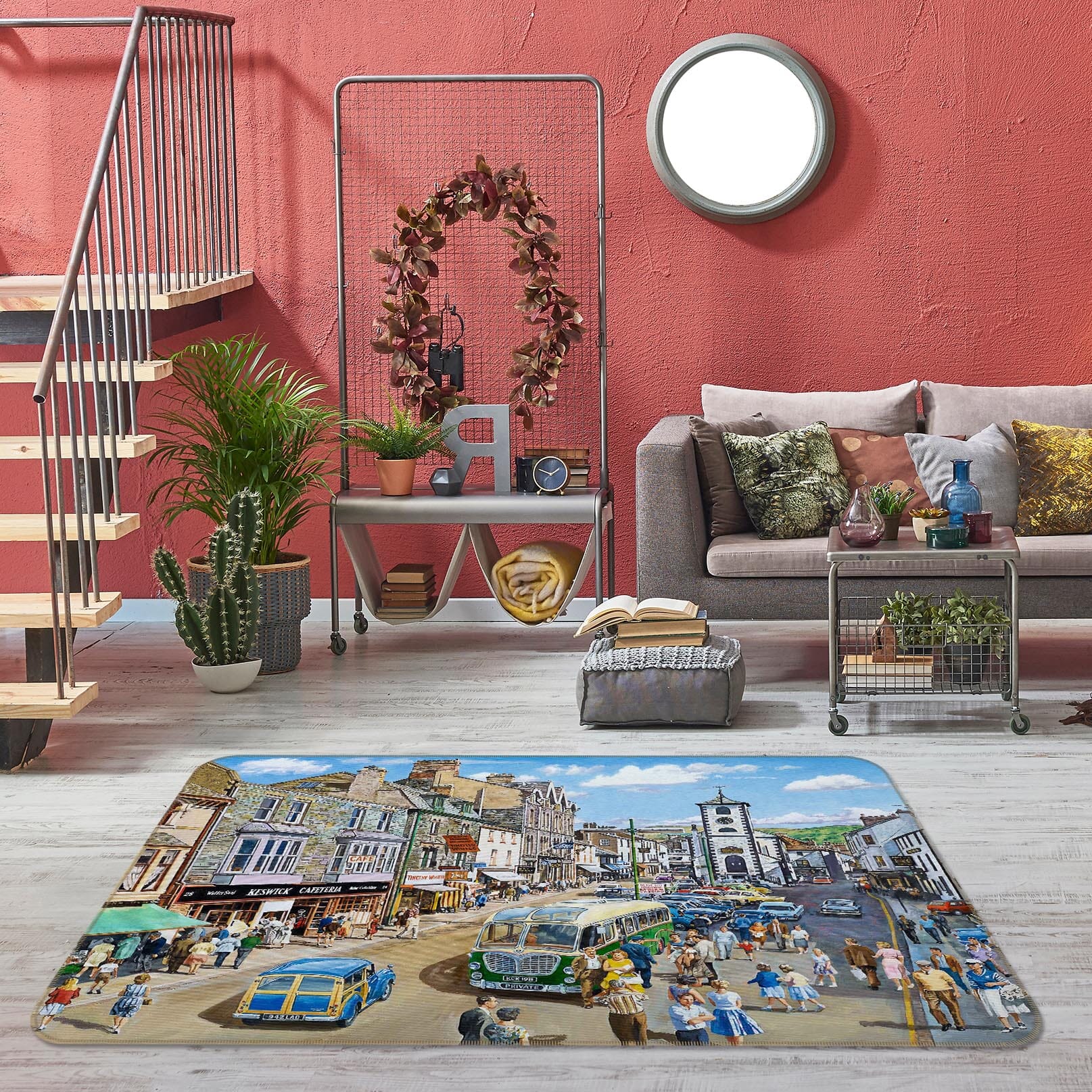 3D Keswick Cumbria1083 Trevor Mitchell Rug Non Slip Rug Mat Mat AJ Creativity Home 