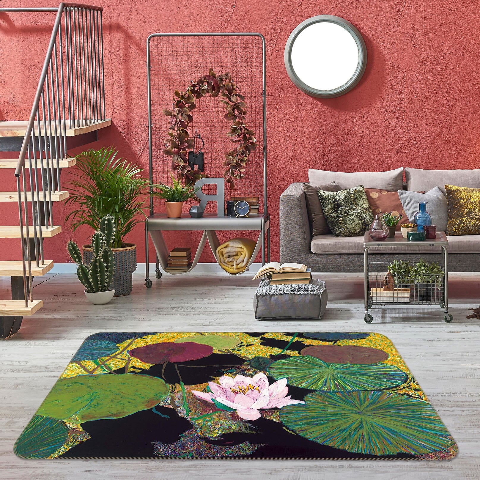 3D Steamy Pond 1124 Allan P. Friedlander Rug Non Slip Rug Mat Mat AJ Creativity Home 