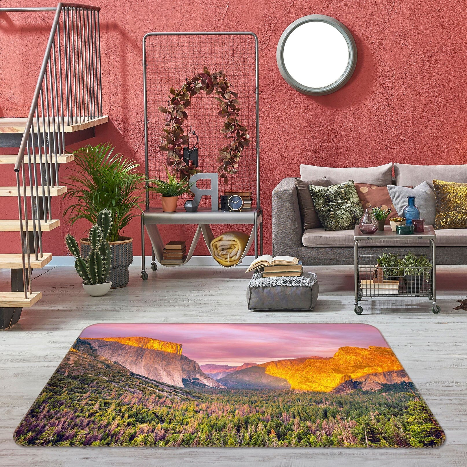 3D Green Forest 1175 Marco Carmassi Rug Non Slip Rug Mat Mat AJ Creativity Home 