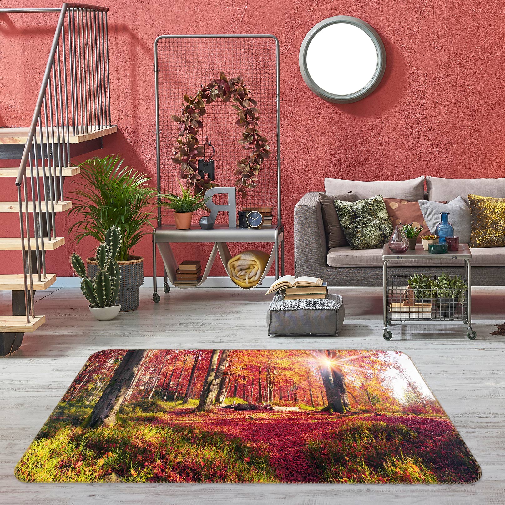 3D Forest 76268 Non Slip Rug Mat