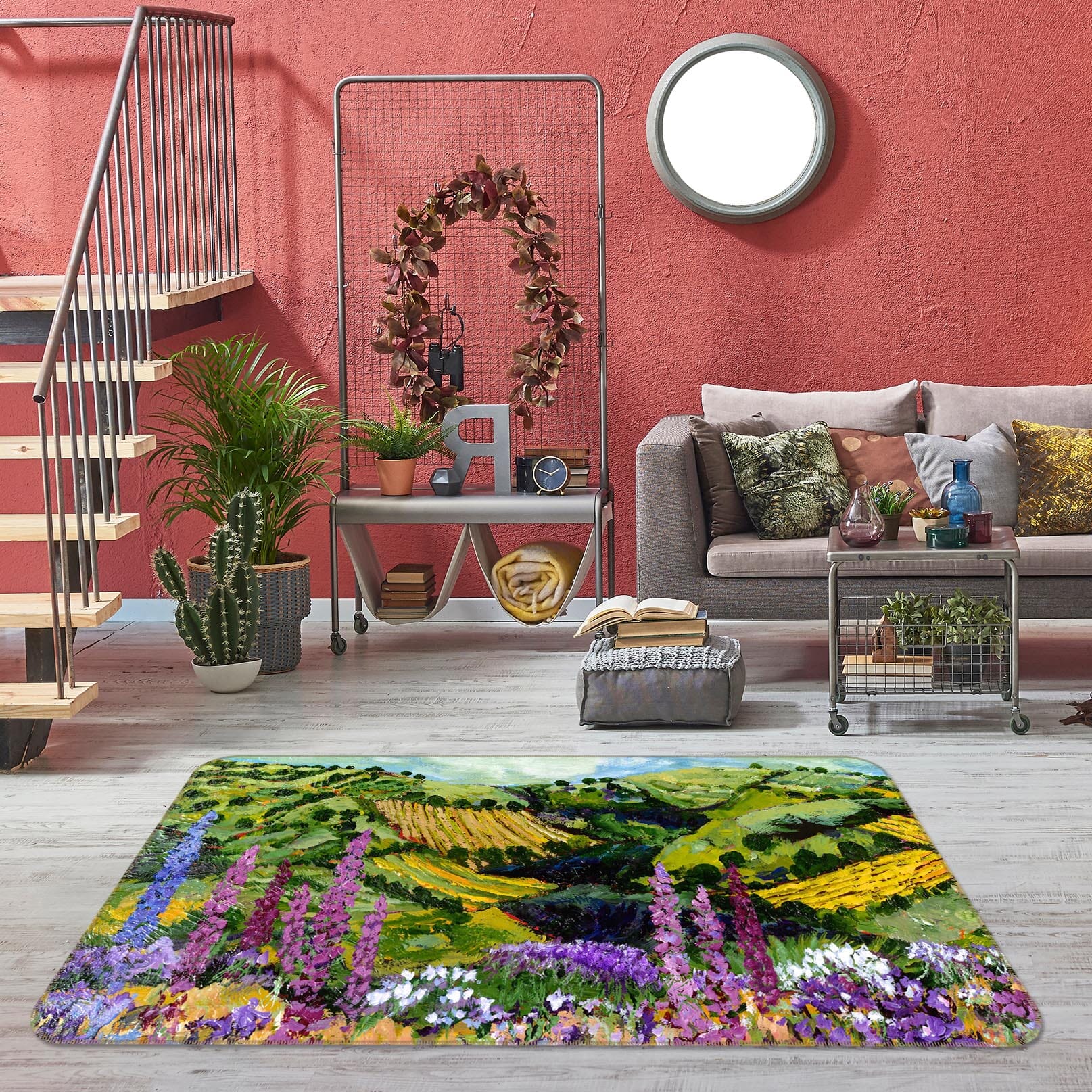 3D Different Garden 1024 Allan P. Friedlander Rug Non Slip Rug Mat Mat AJ Creativity Home 
