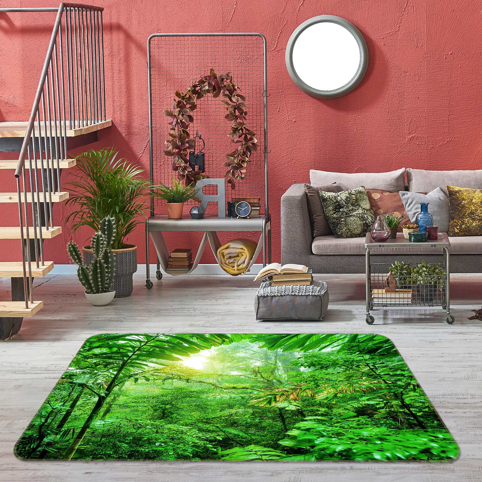 3D Jungle 77124 Non Slip Rug Mat