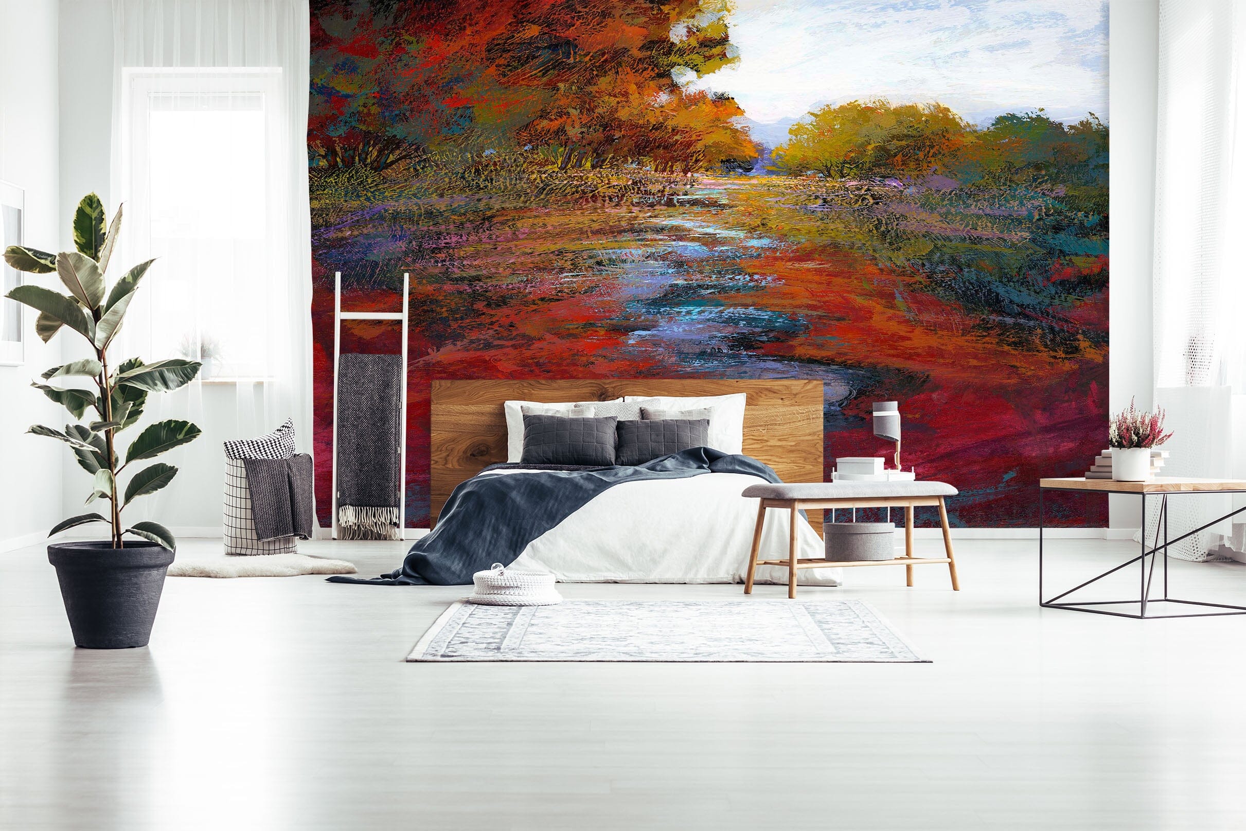 3D Red Maple Leaf 1541 Michael Tienhaara Wall Mural Wall Murals Wallpaper AJ Wallpaper 2 