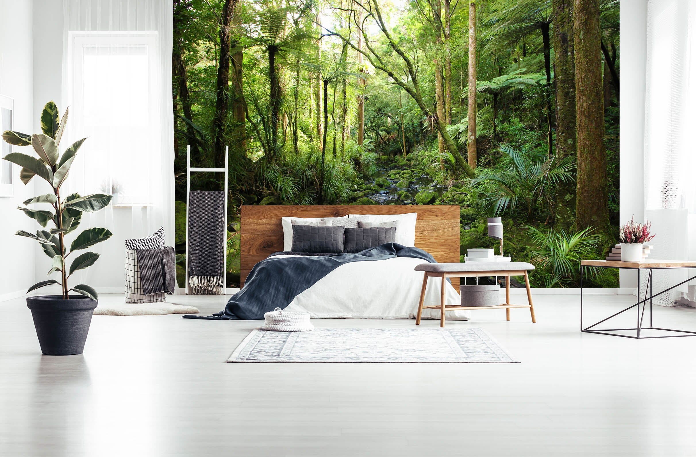3D Forest Stones 1136 Wall Murals Wallpaper AJ Wallpaper 2 