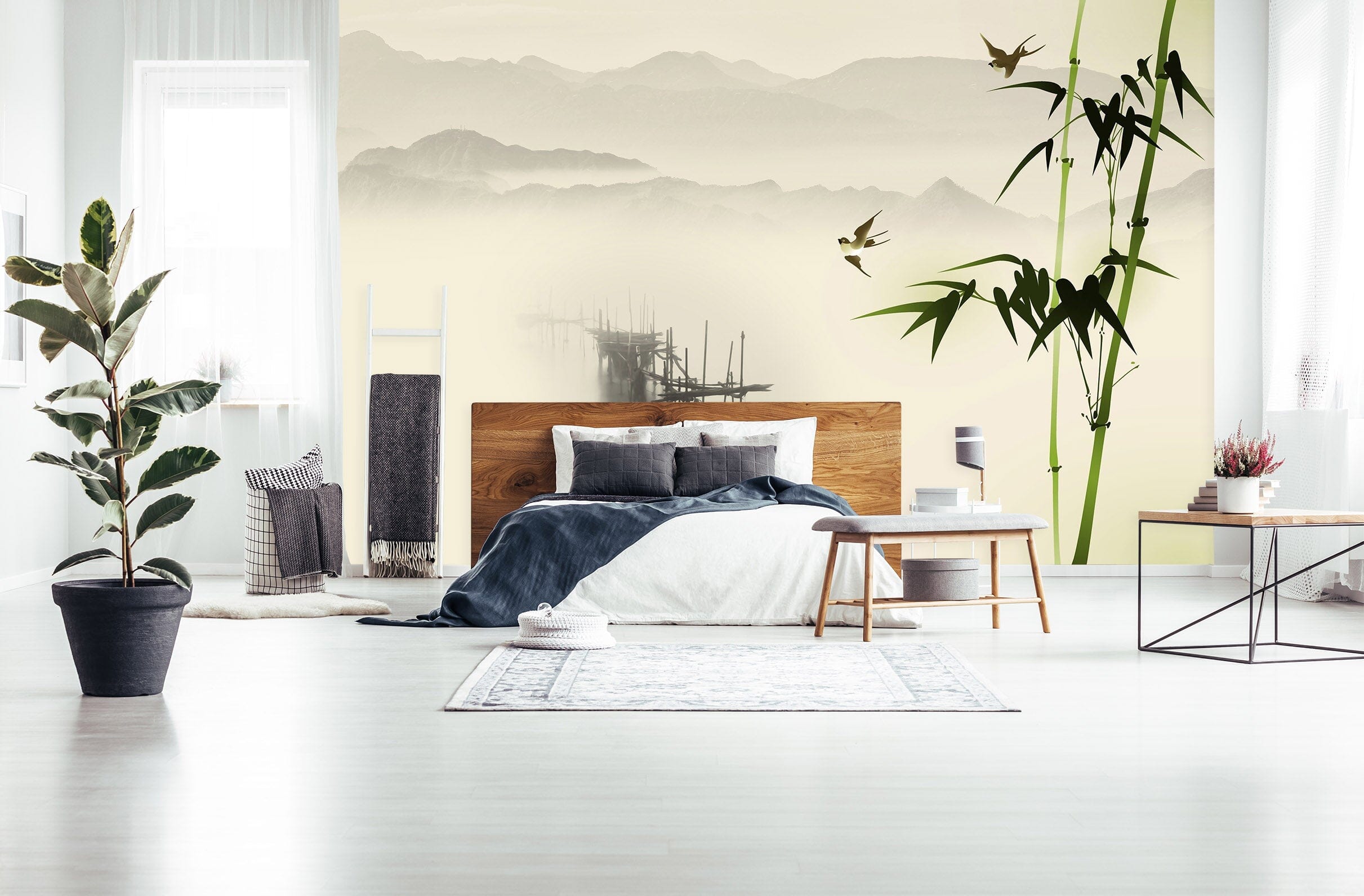 3D Valley Bamboo Forest 1624 Wall Murals Wallpaper AJ Wallpaper 2 