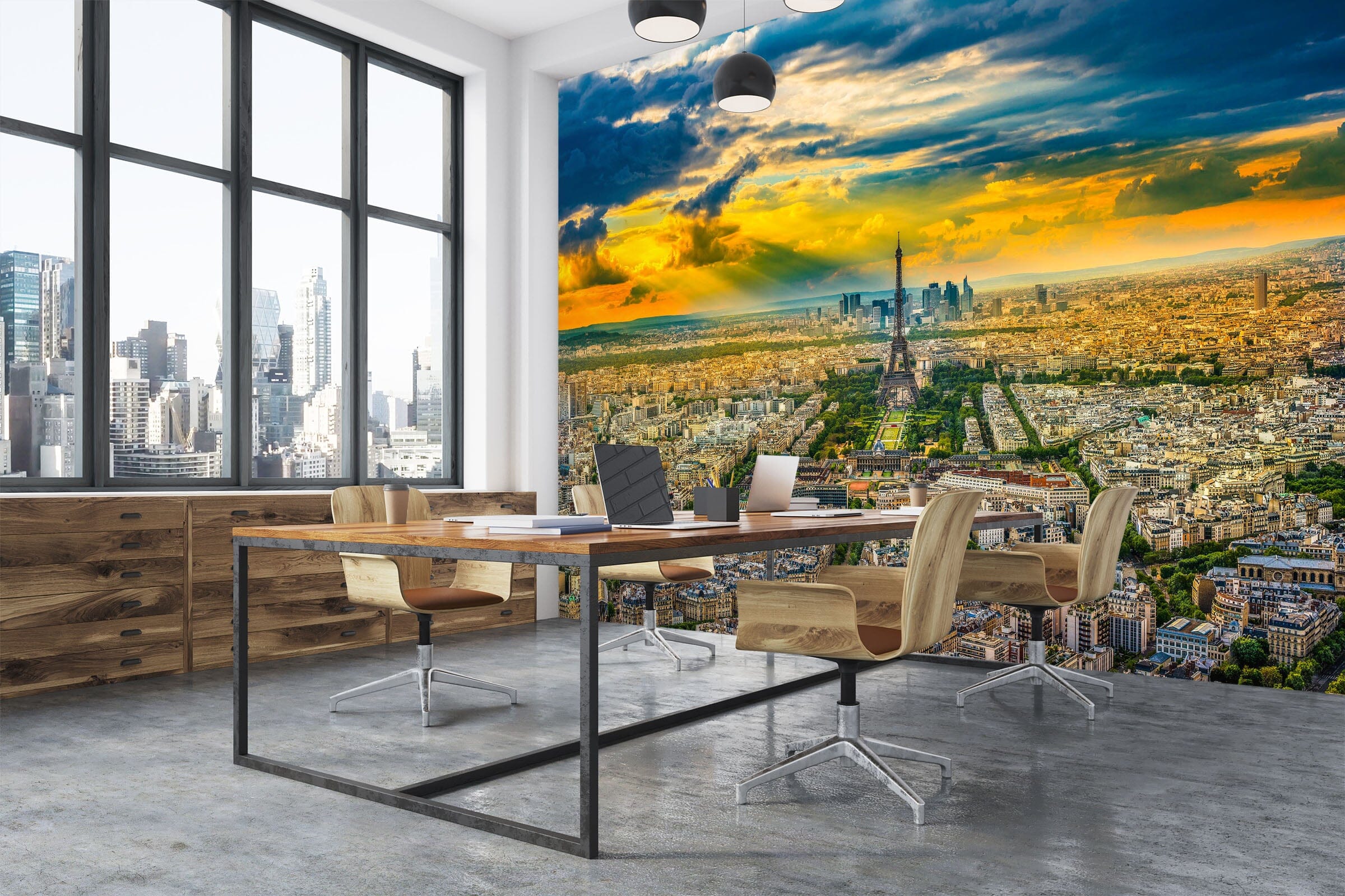3D Sunset City 1409 Marco Carmassi Wall Mural Wall Murals Wallpaper AJ Wallpaper 2 