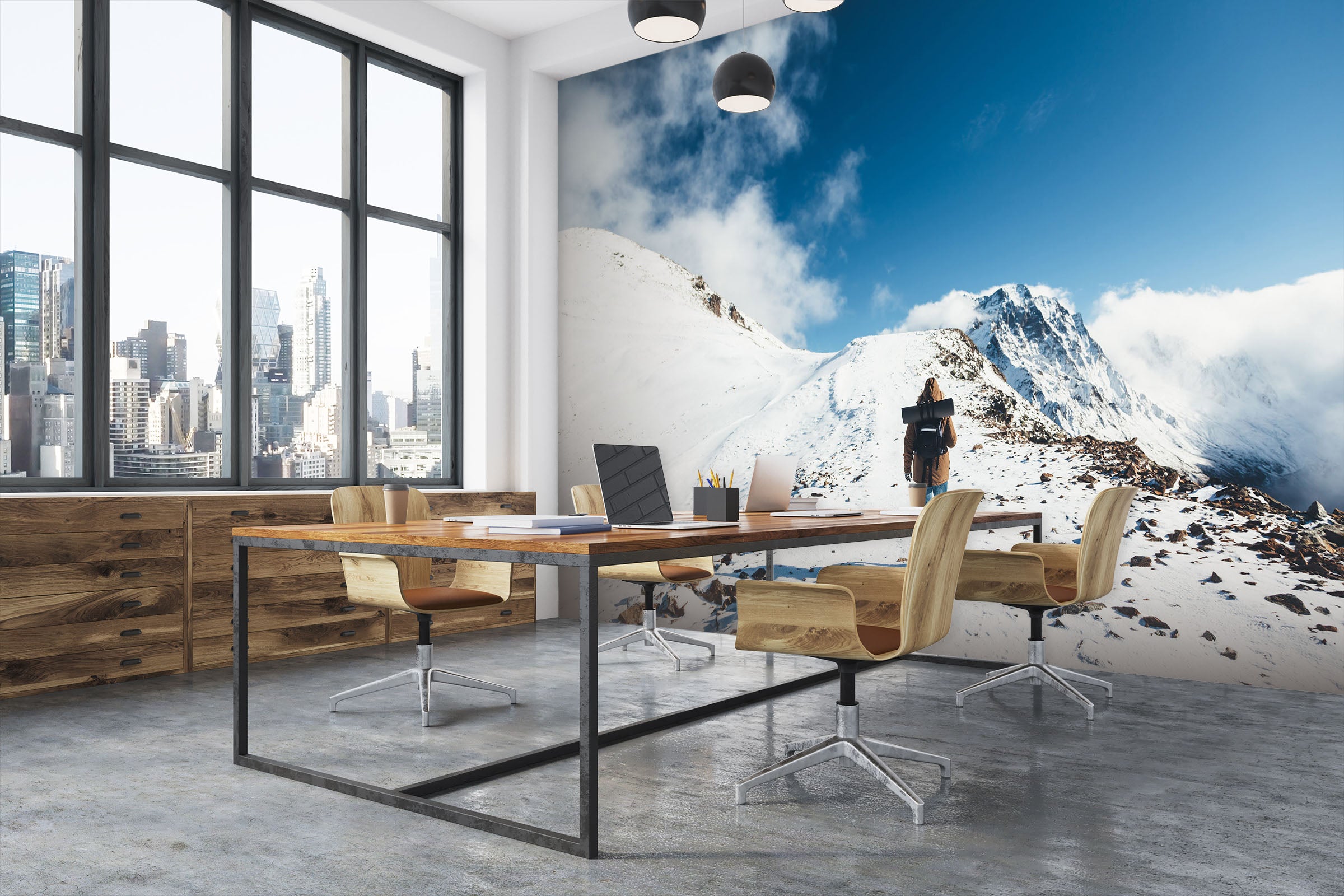 3D Snow White Mountain 035 Wall Murals Wallpaper AJ Wallpaper 2 