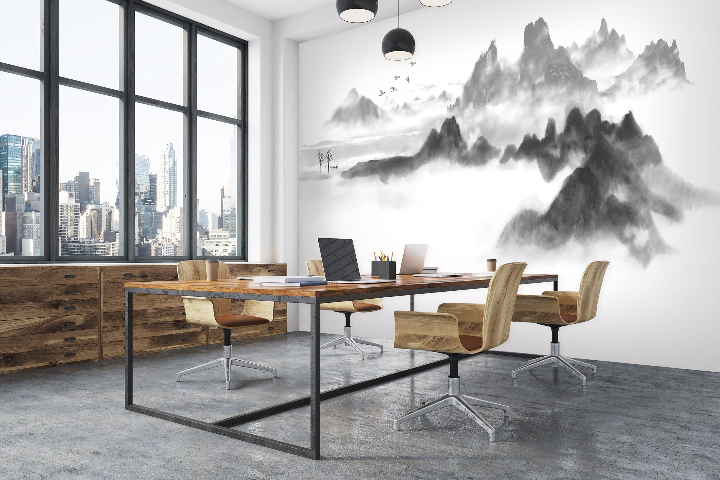 3D Sketch Valley 1431 Wall Murals Wallpaper AJ Wallpaper 2 