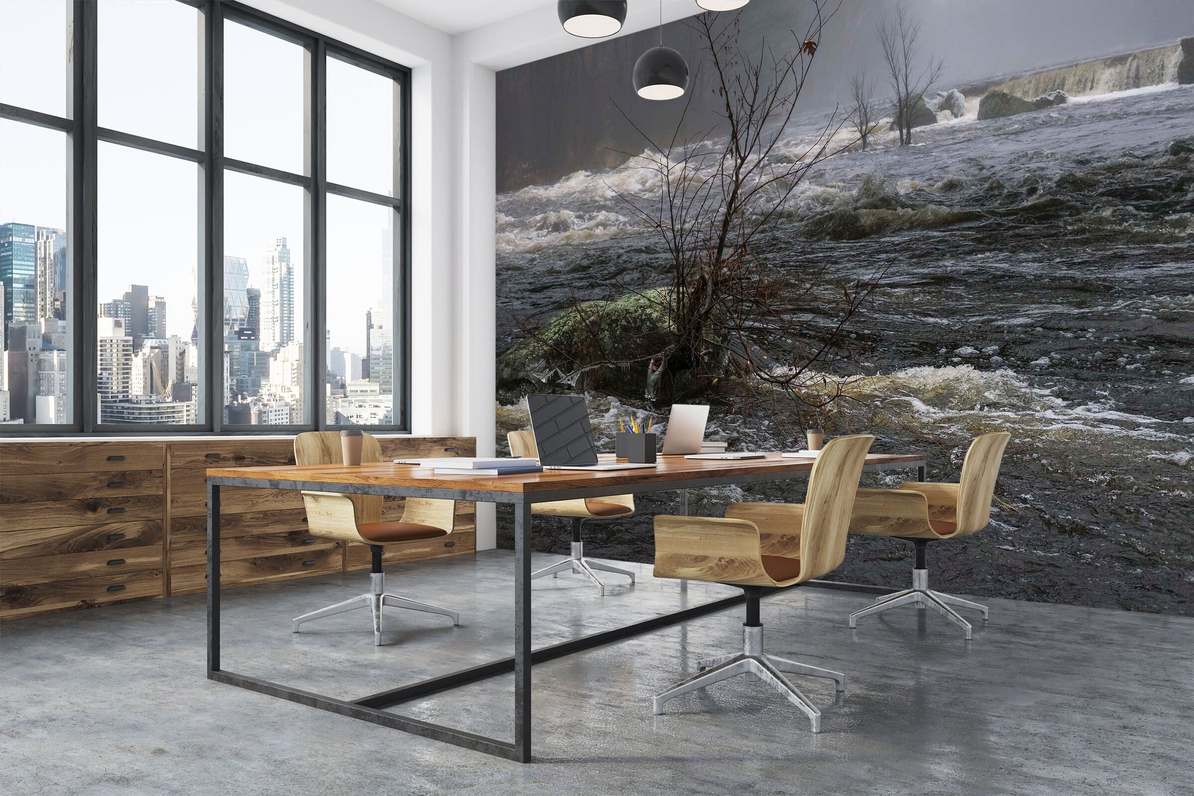 3D Misty River 113 Jerry LoFaro Wall Mural Wall Murals Wallpaper AJ Wallpaper 2 