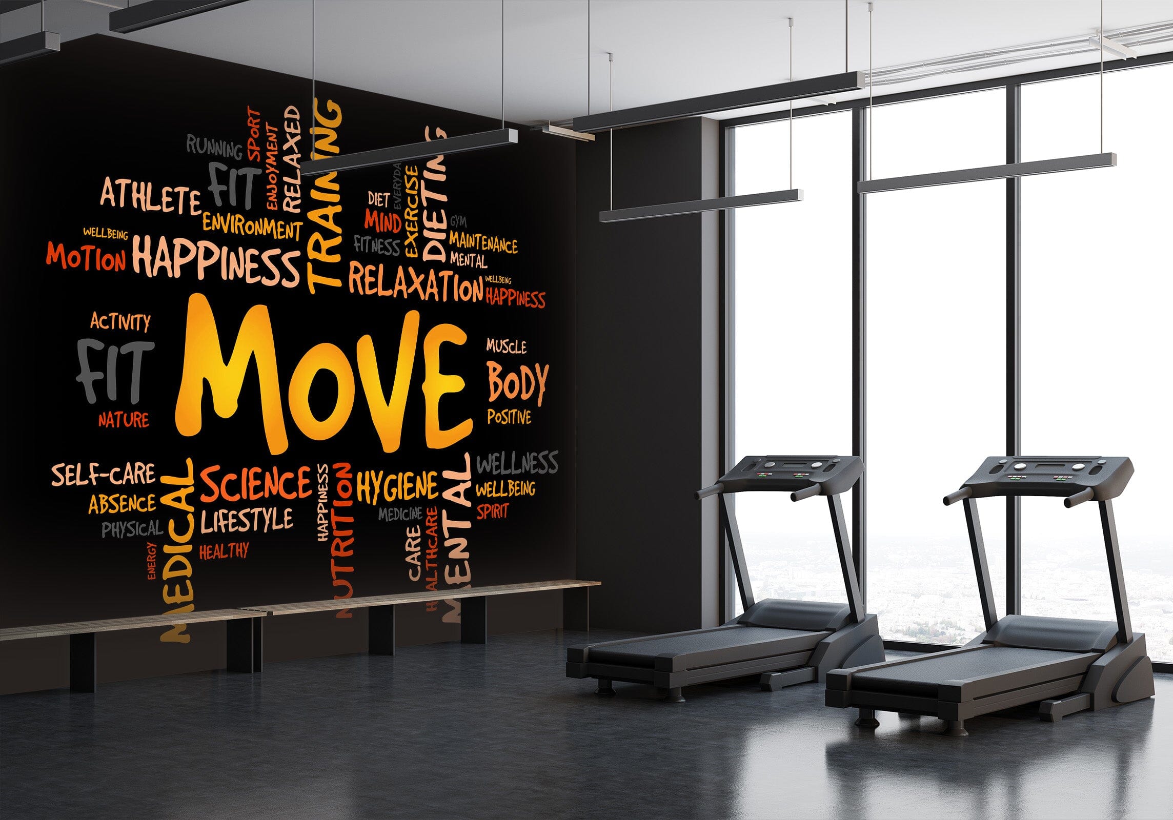 3D Exercise Started 259 Wall Murals Wallpaper AJ Wallpaper 2 