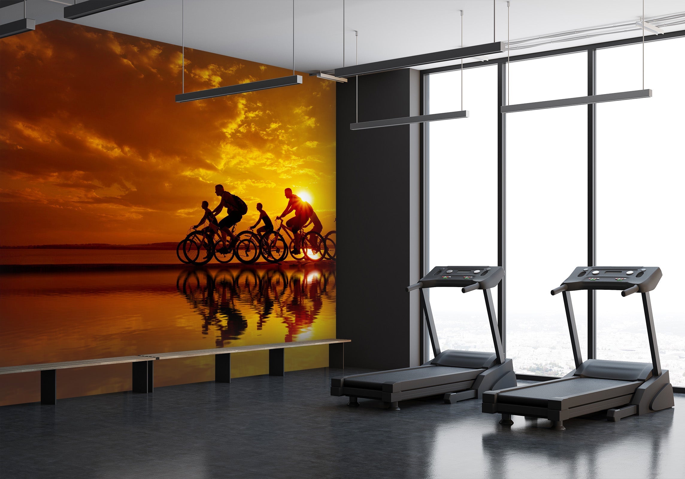 3D Cycling 028 Wall Murals Wallpaper AJ Wallpaper 2 