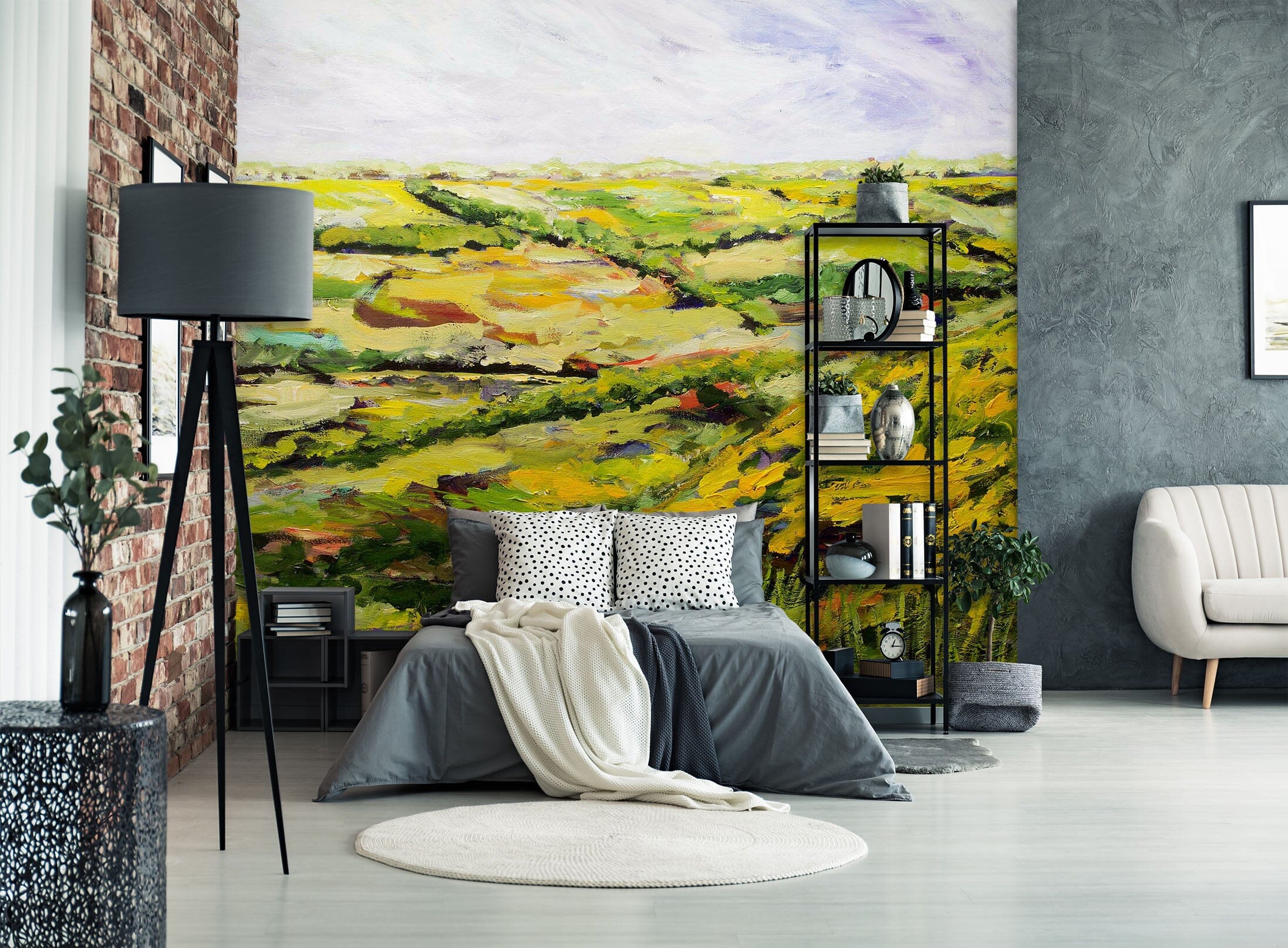 3D Green Field 214 Allan P. Friedlander Wall Mural Wall Murals Wallpaper AJ Wallpaper 2 