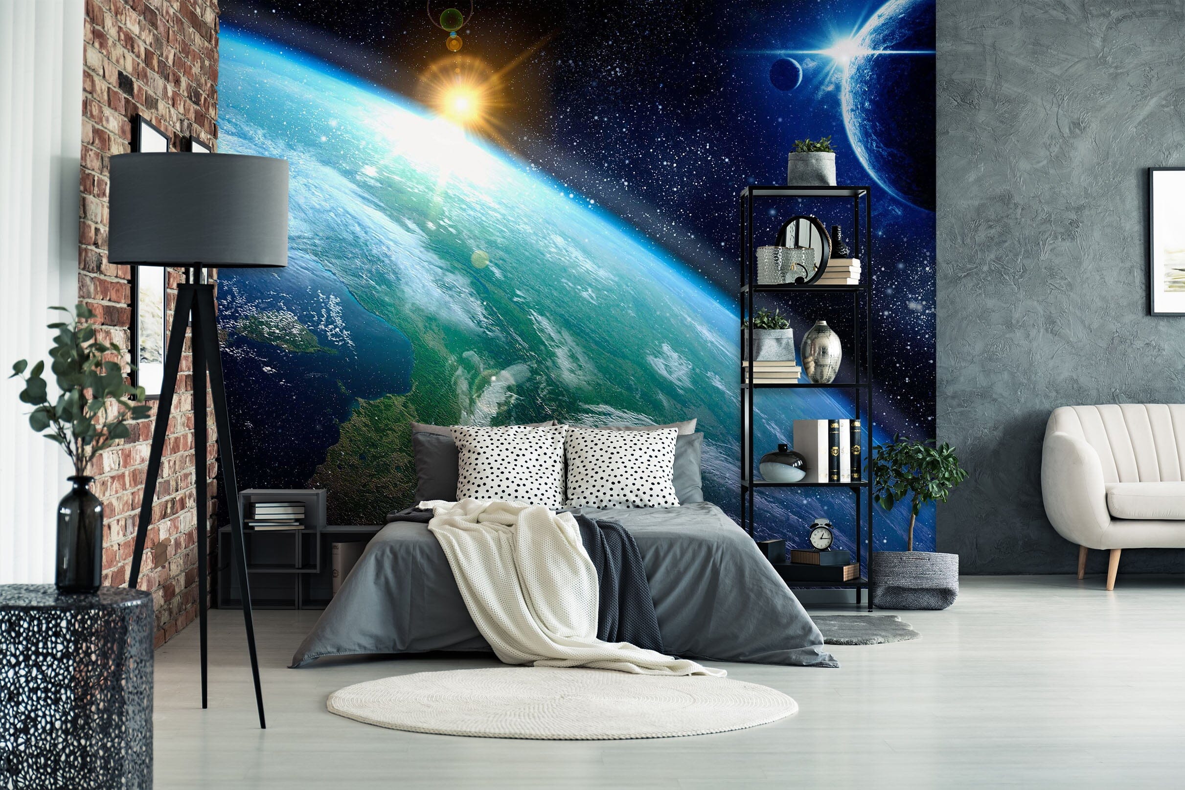 3D Planet Space 1745 Wall Murals Wallpaper AJ Wallpaper 2 
