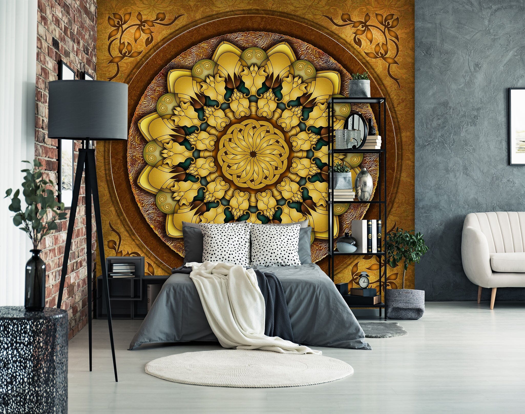 3D Round Pattern 1754 Wall Murals Wallpaper AJ Wallpaper 2 