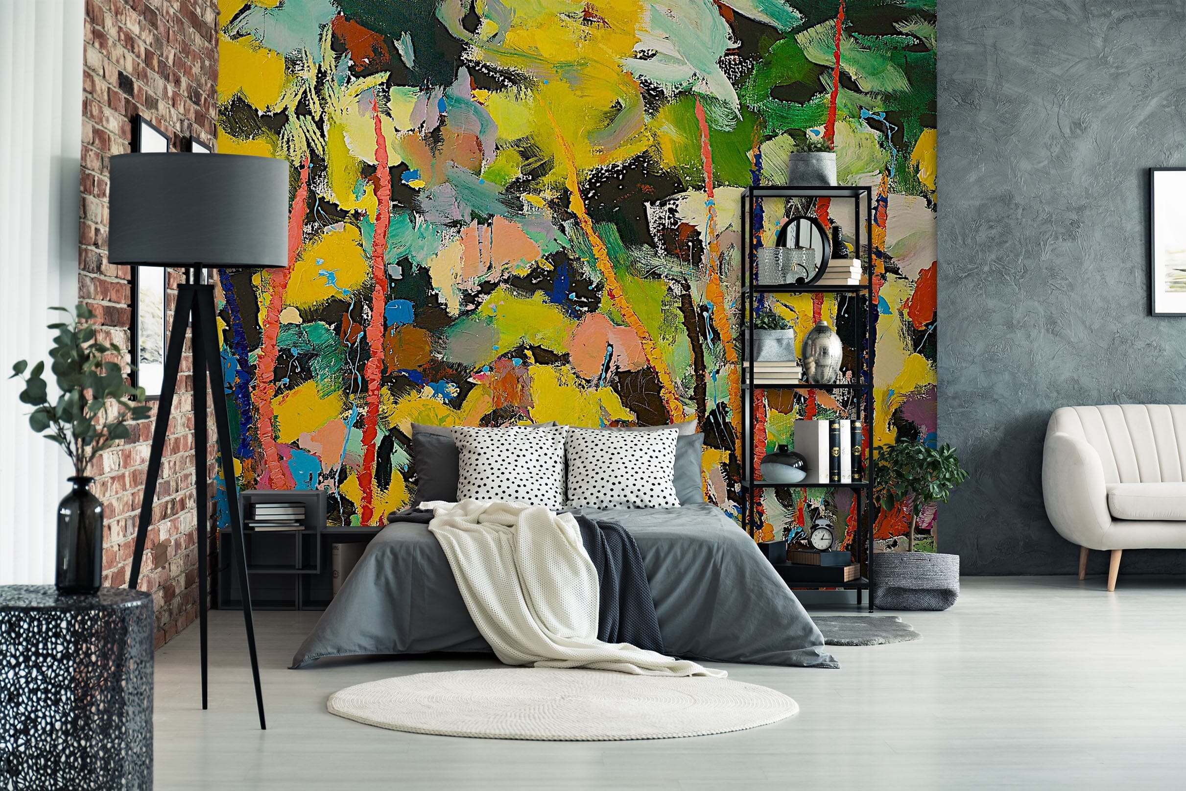 3D Painted Leaves 150 Allan P. Friedlander Wall Mural Wall Murals Wallpaper AJ Wallpaper 2 