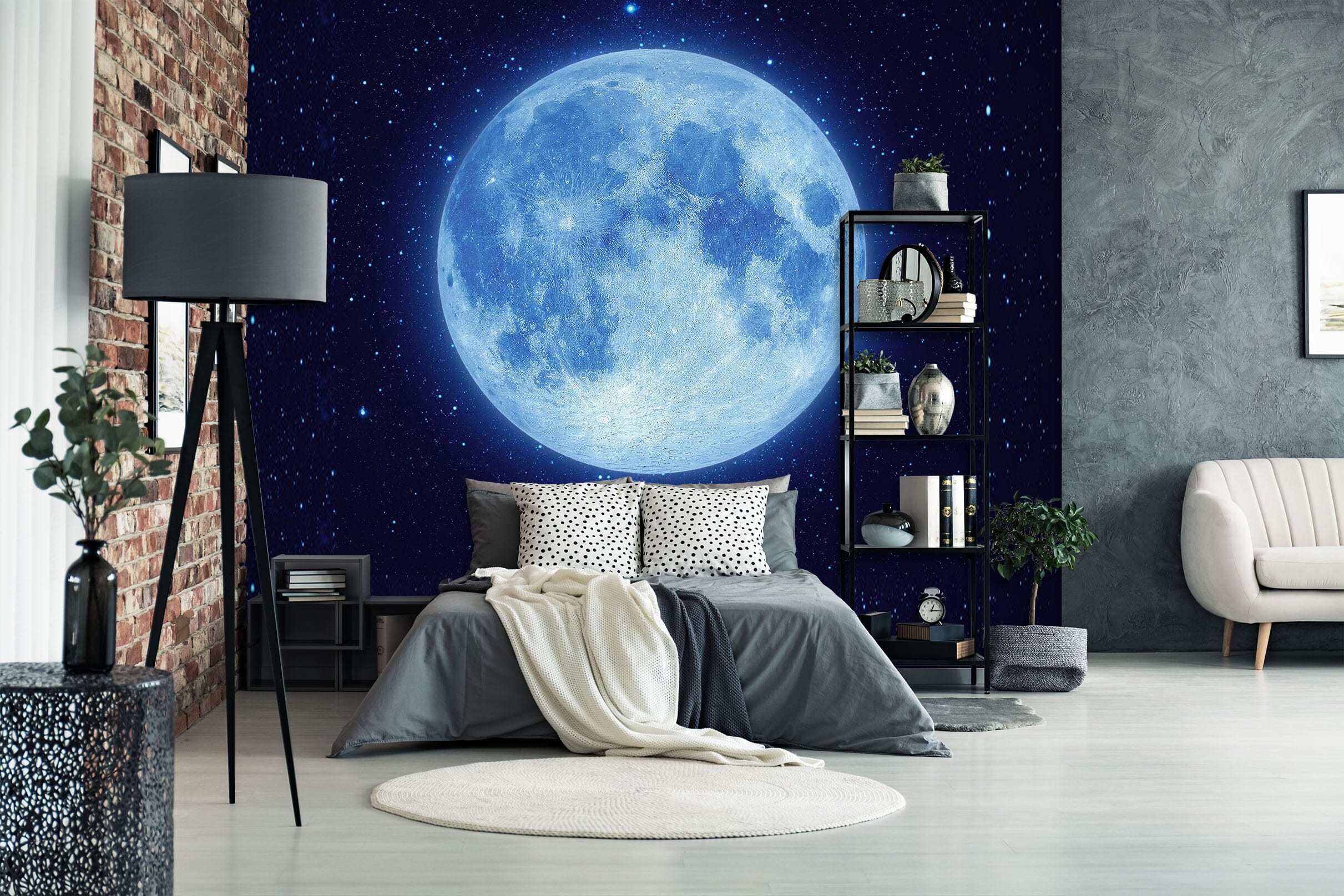 3D Moon Starry Sky 1755 Wall Murals Wallpaper AJ Wallpaper 2 